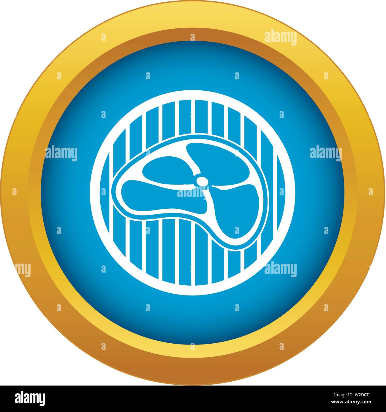 Steak icon blue vector isolated Stock Vector Image & Art - Alamy