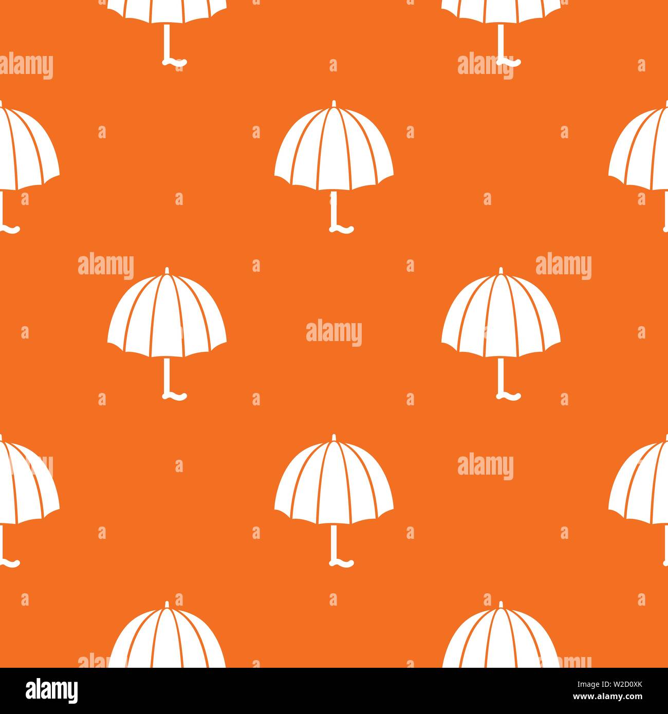 Fashion umbrella pattern vector orange Stock Vector Image & Art - Alamy