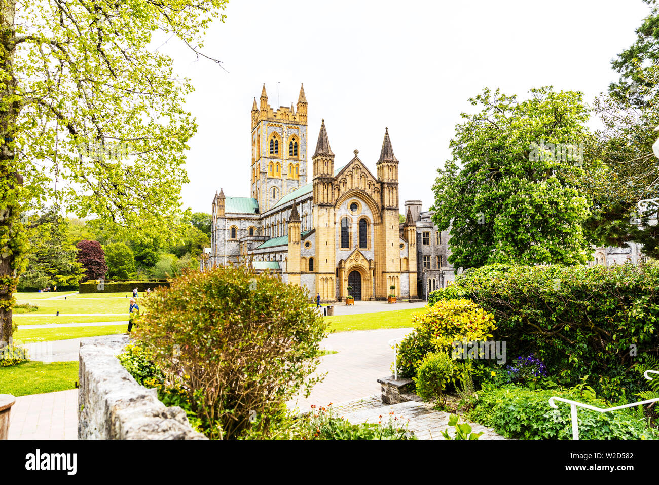 Buckfast Abbey, Buckfastleigh Devon UK, Buckfast Abbey exterior