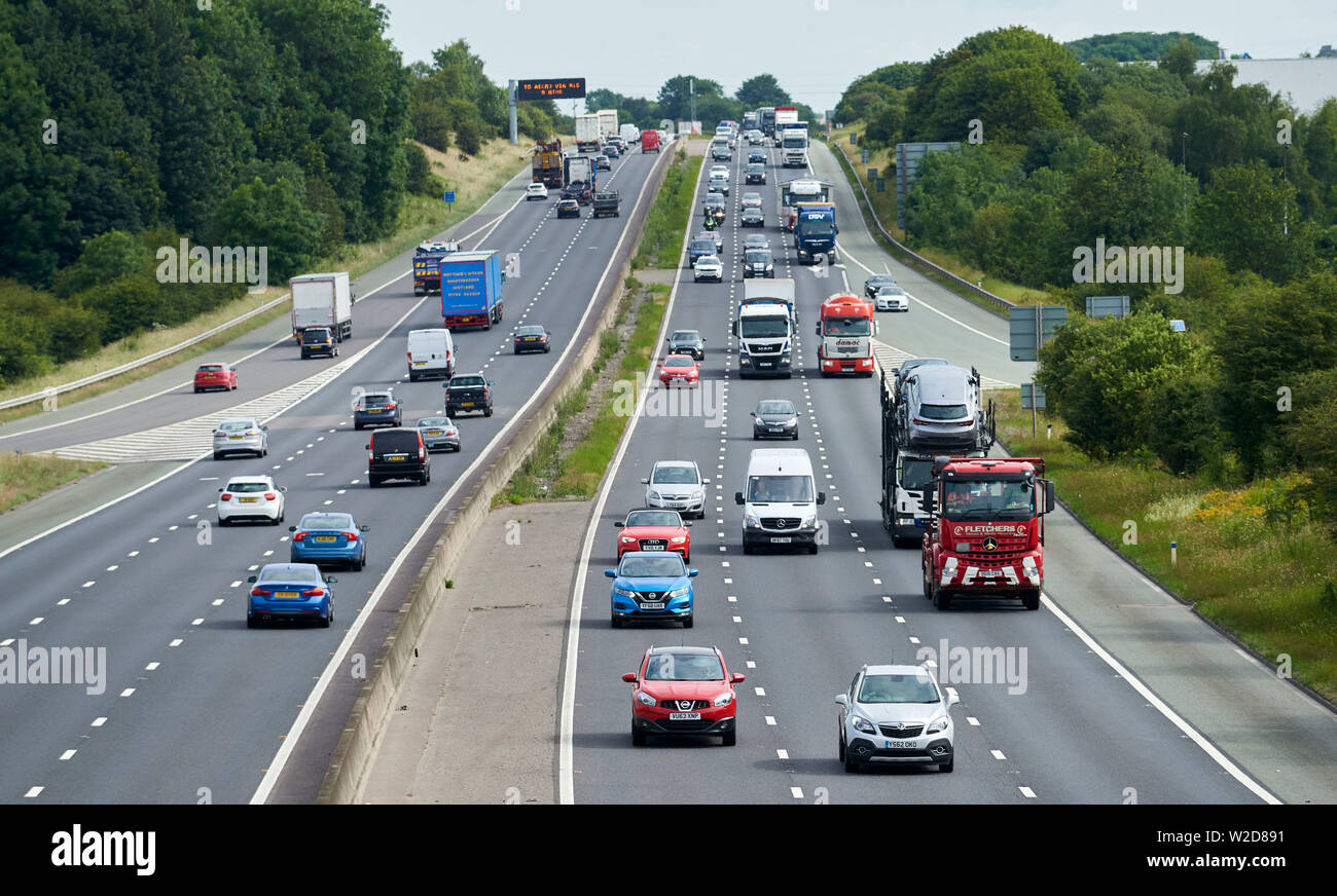 M18 Motorway between Rotherham & Sheffield, South Yorkshire, Northern