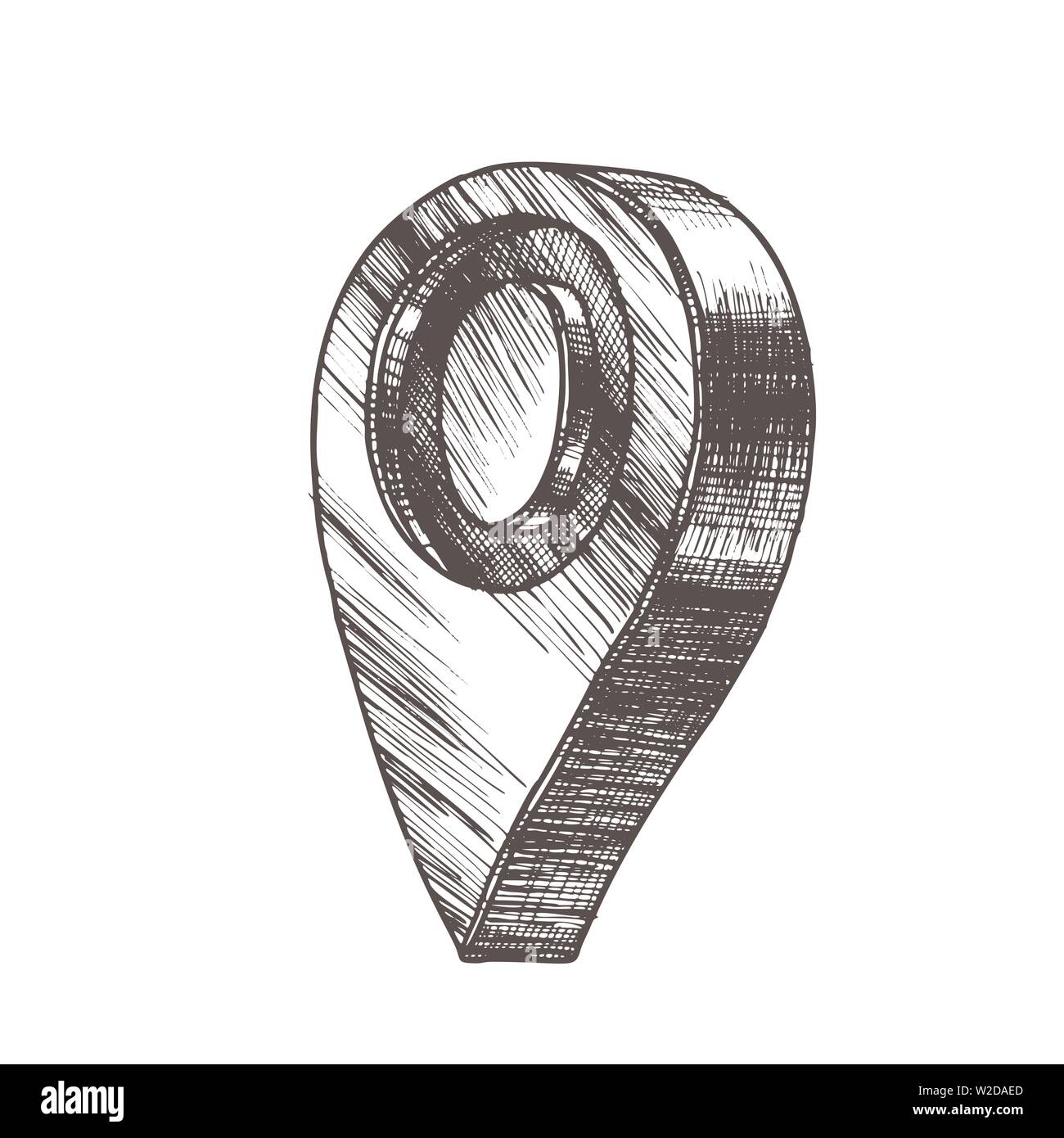 Navigation Map Pointer Gps Location Symbol Vector Stock Vector Image ...