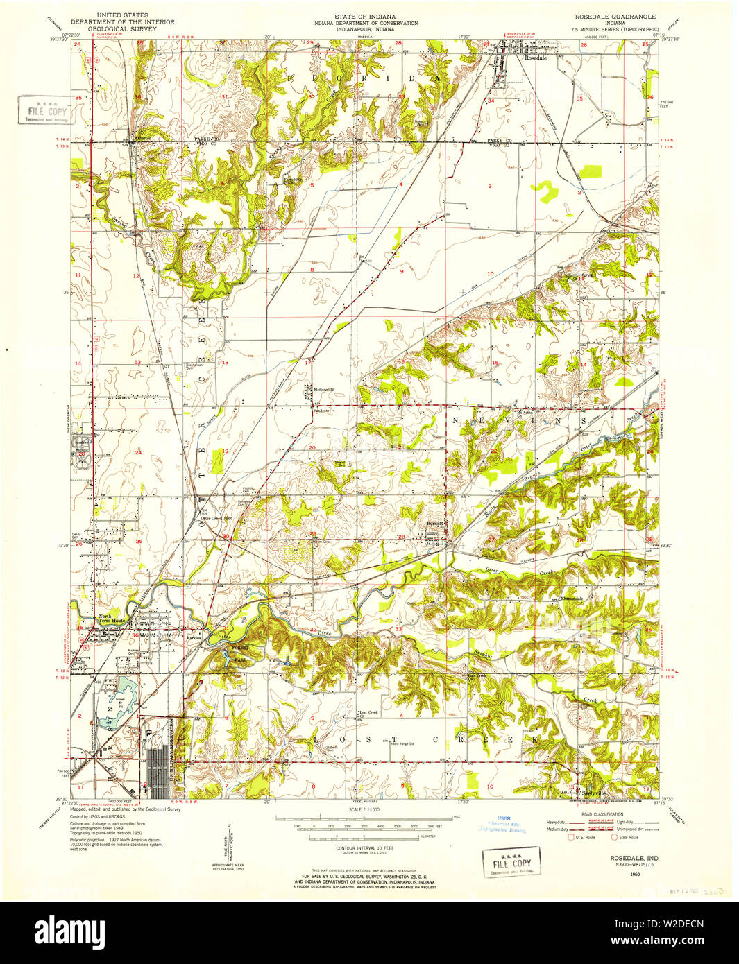 Rosedale map hires stock photography and images Alamy