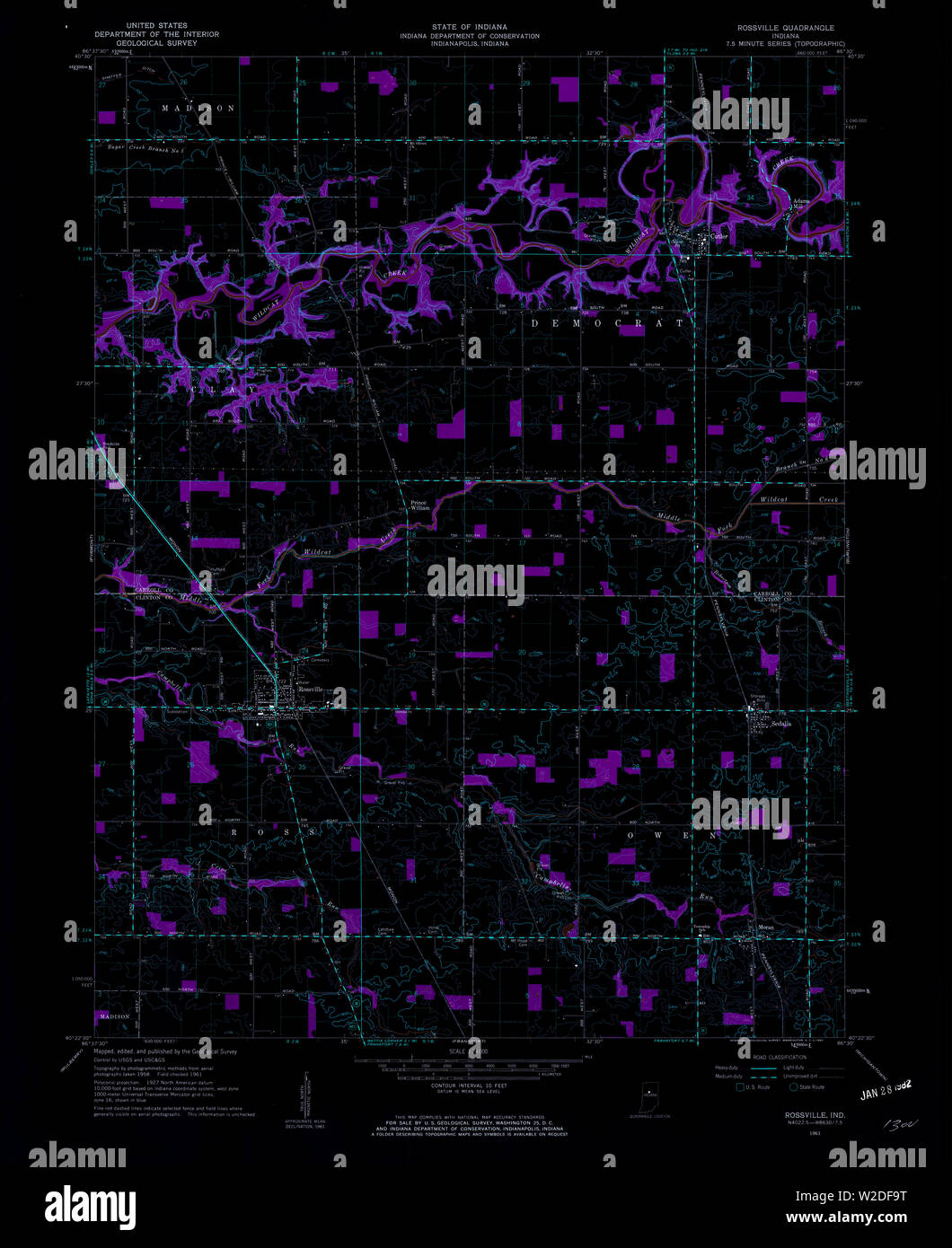 Map of rossville hires stock photography and images Alamy