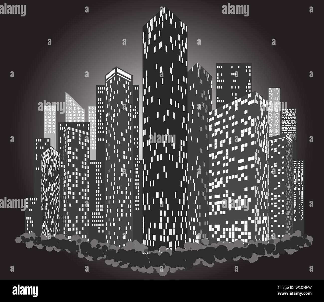 Window. City Vector Lifestyle windows Stock Vector Images - Alamy