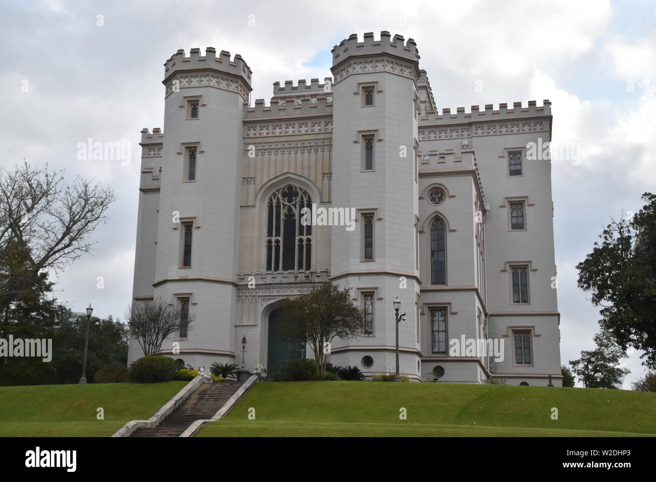 Weekino Calamita 3D Baton Rouge Old State Capitol – Souvenir Di Viaggio In Vetro Cristallo, Regalo Per Turisti