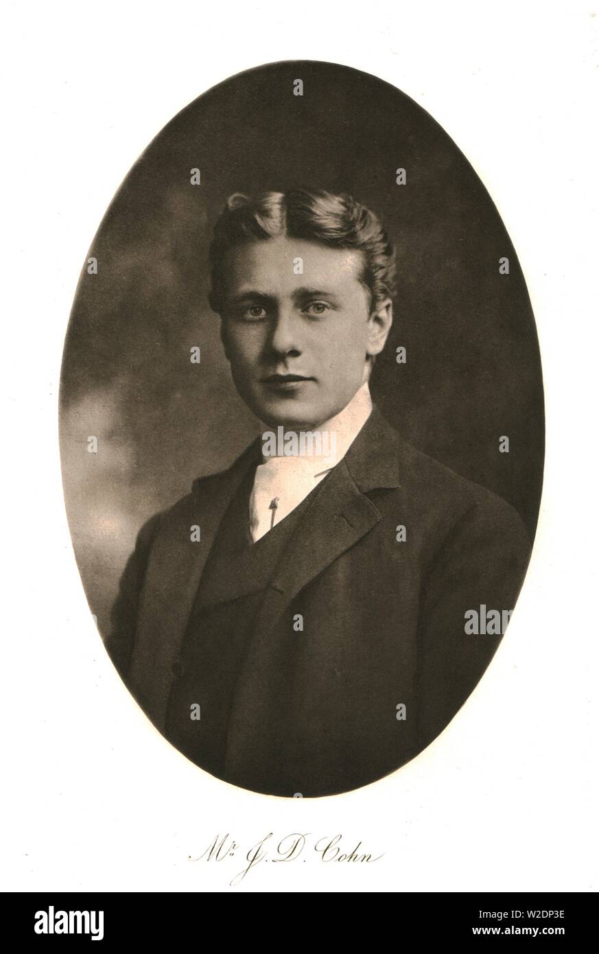 'Mr J.D. Cohn', 1911.  Creator: Unknown. Stock Photo