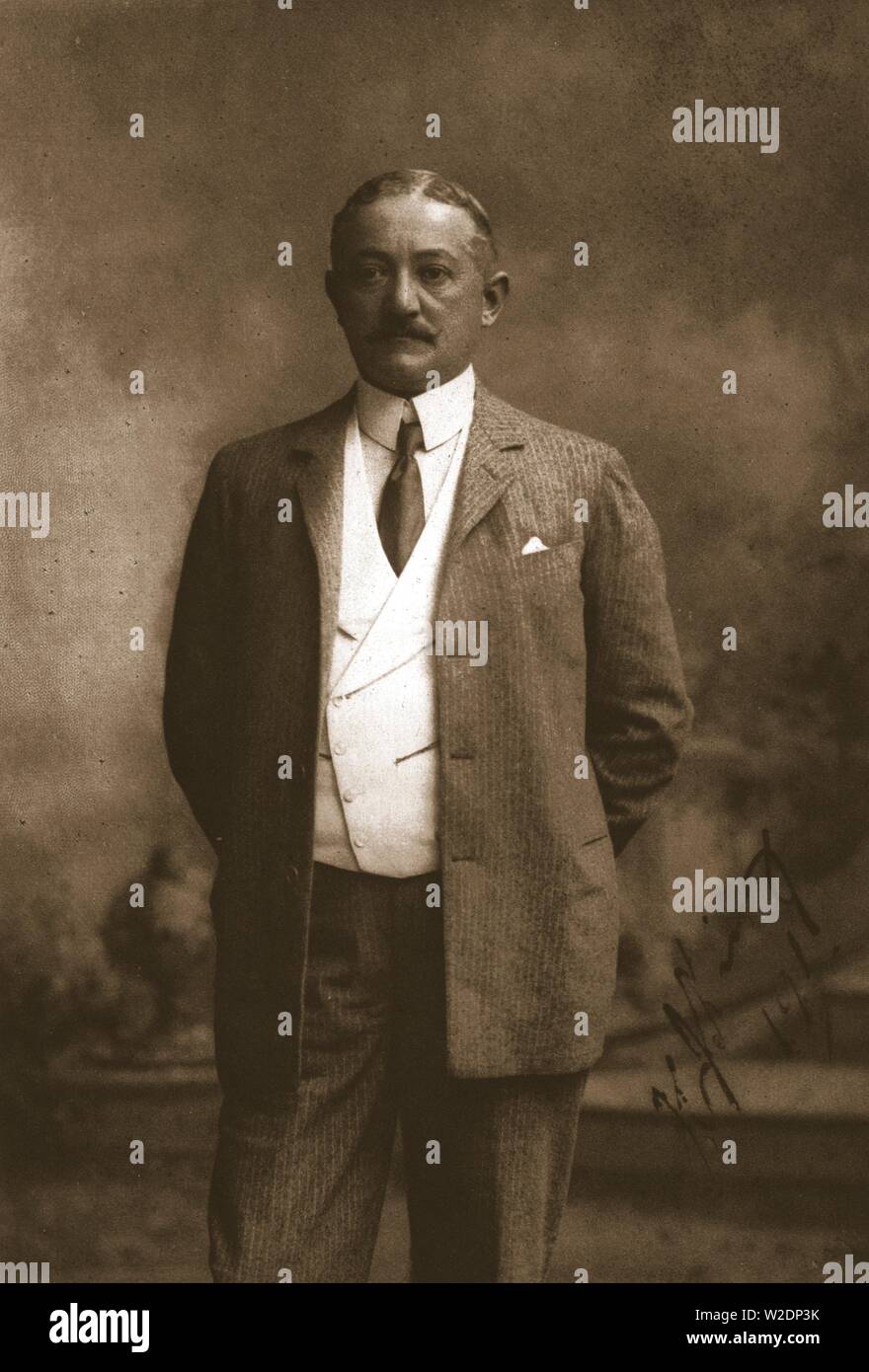 Mr H J King, 1911. Creator: Unknown. Stock Photo