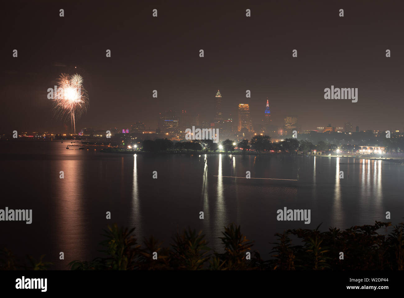 Cleveland 4th of July Fireworks Stock Photo Alamy
