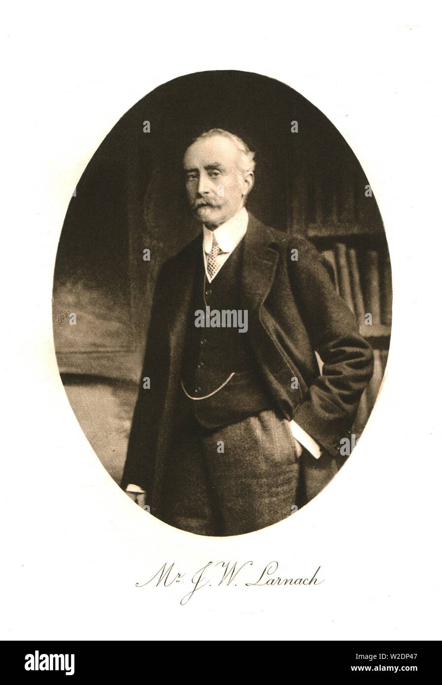 'Mr. J.W. Larnach', 1911. Creator: Unknown. Stock Photo