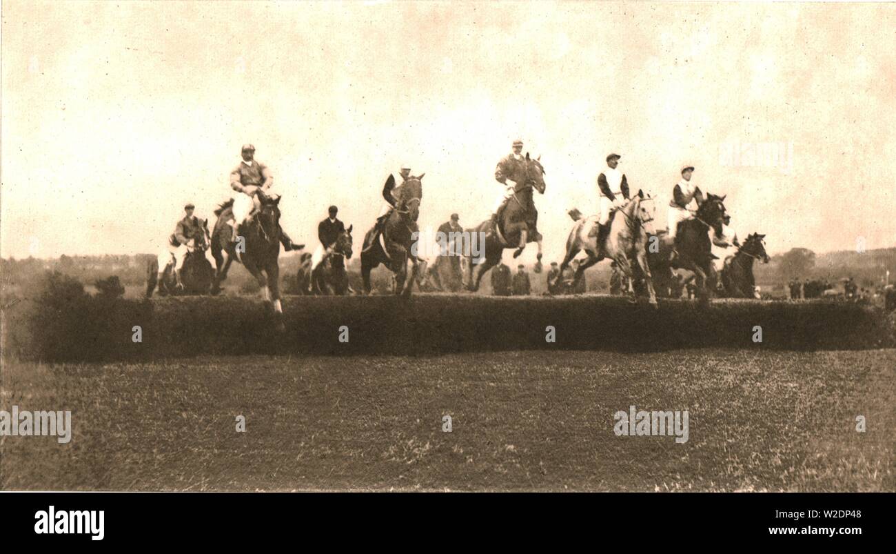 The Hunt Cup, Punchestown, 1911.  Creator: Unknown. Stock Photo