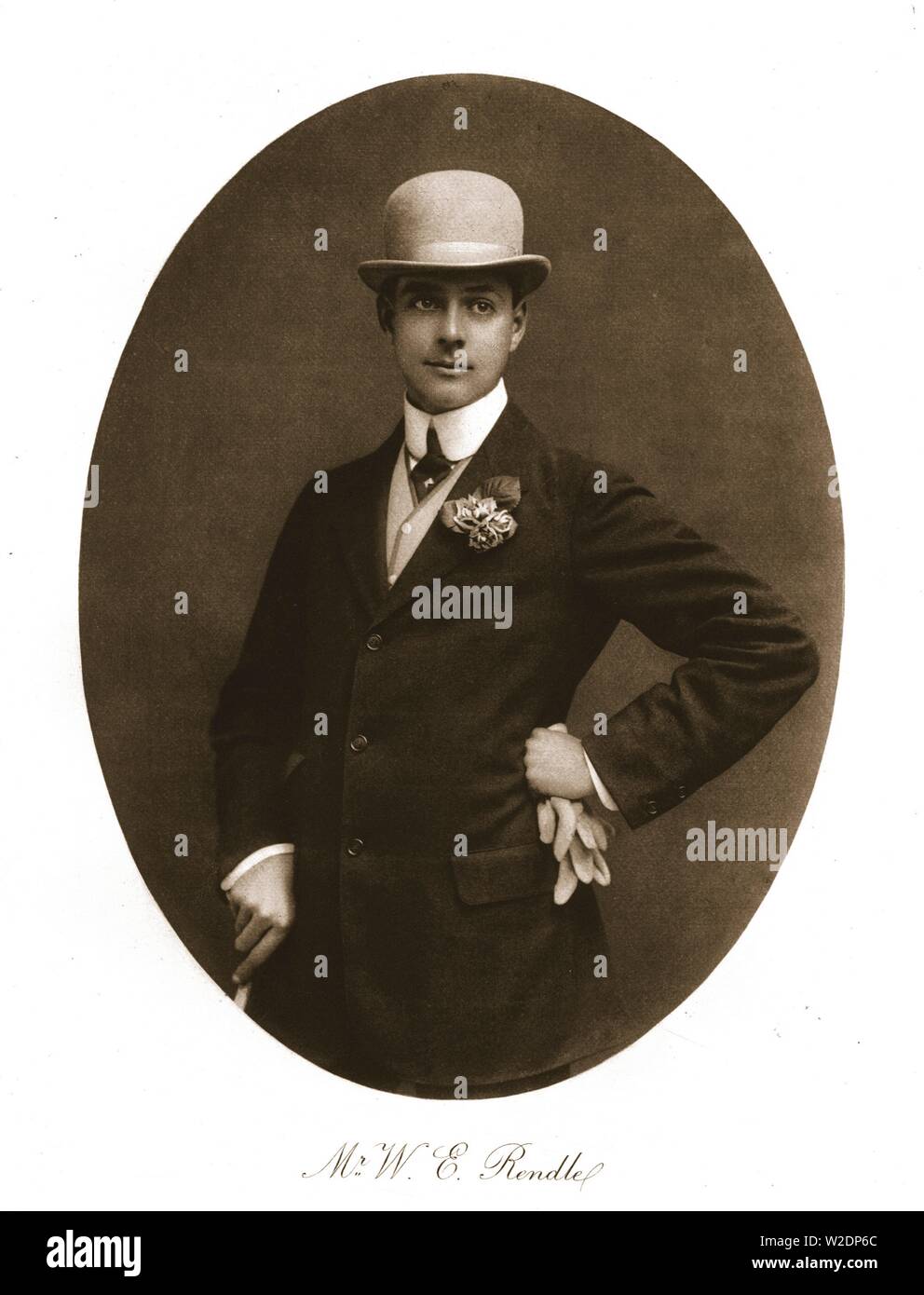 'Mr. W.E. Rendle', 1911. Creator: Unknown. Stock Photo