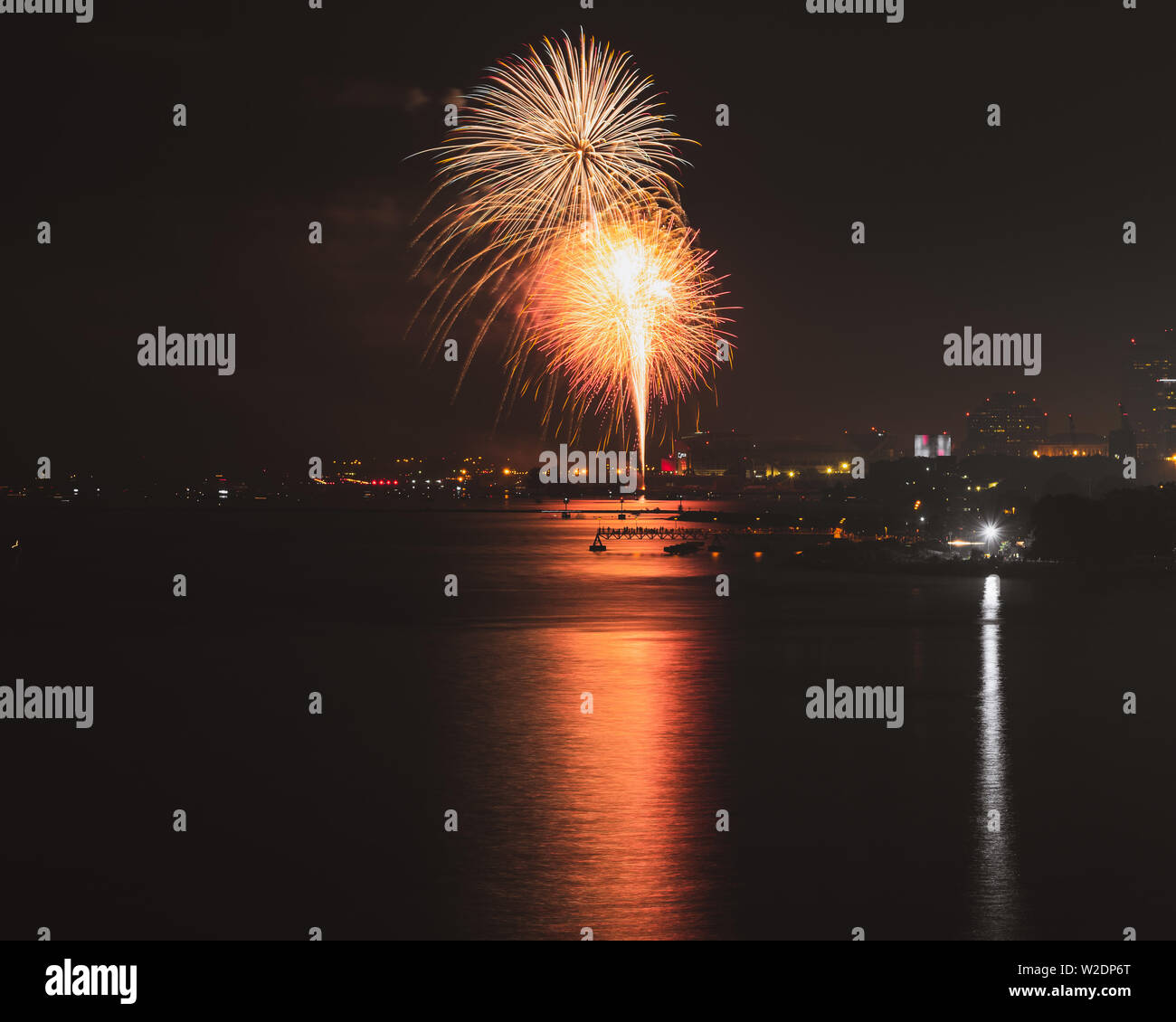 Cleveland 4th of July Fireworks Stock Photo Alamy