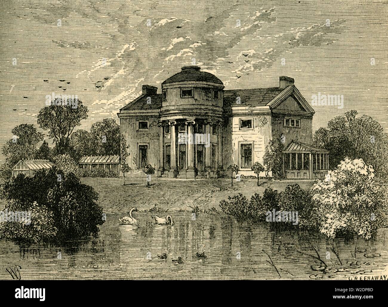 'The Holme, Regent's Park', c1876. Creator: Unknown. Stock Photo