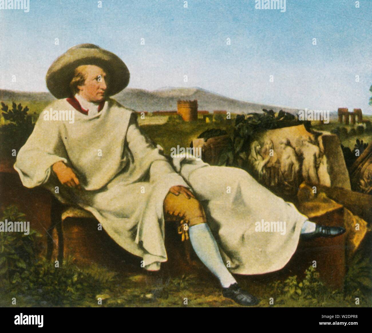 Goethe in Italy, 1786-1788, (1936). Creator: Unknown. Stock Photo