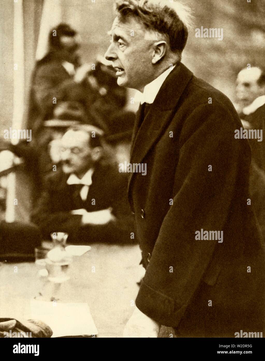 William Thomas Cosgrave making a speech, Dublin, Ireland, 1922, (1935). Creator: Unknown. Stock Photo