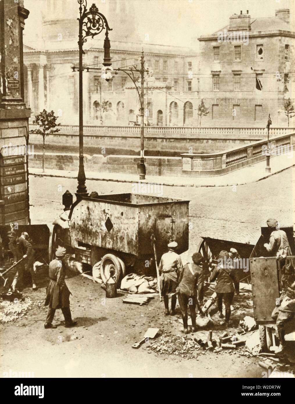 The Four Courts, Dublin, Ireland, July 1922, (1935). Creator: Unknown. Stock Photo