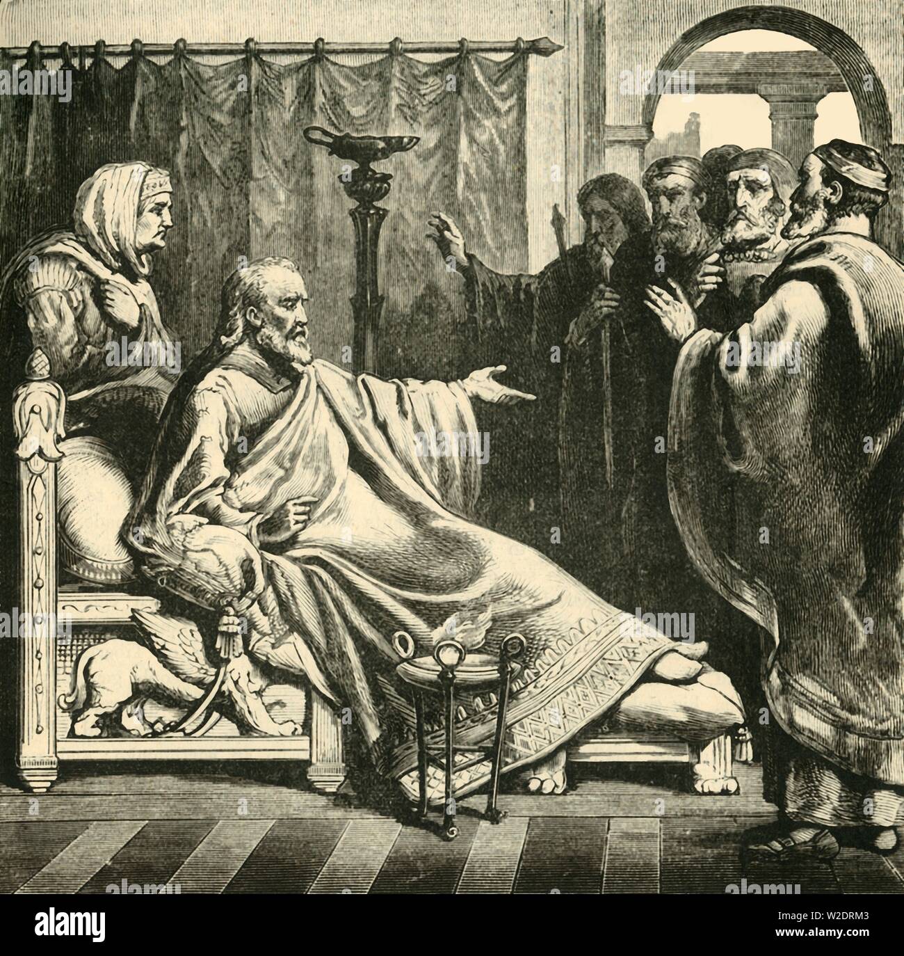 'Death of Augustus', 1890.   Creator: Unknown. Stock Photo