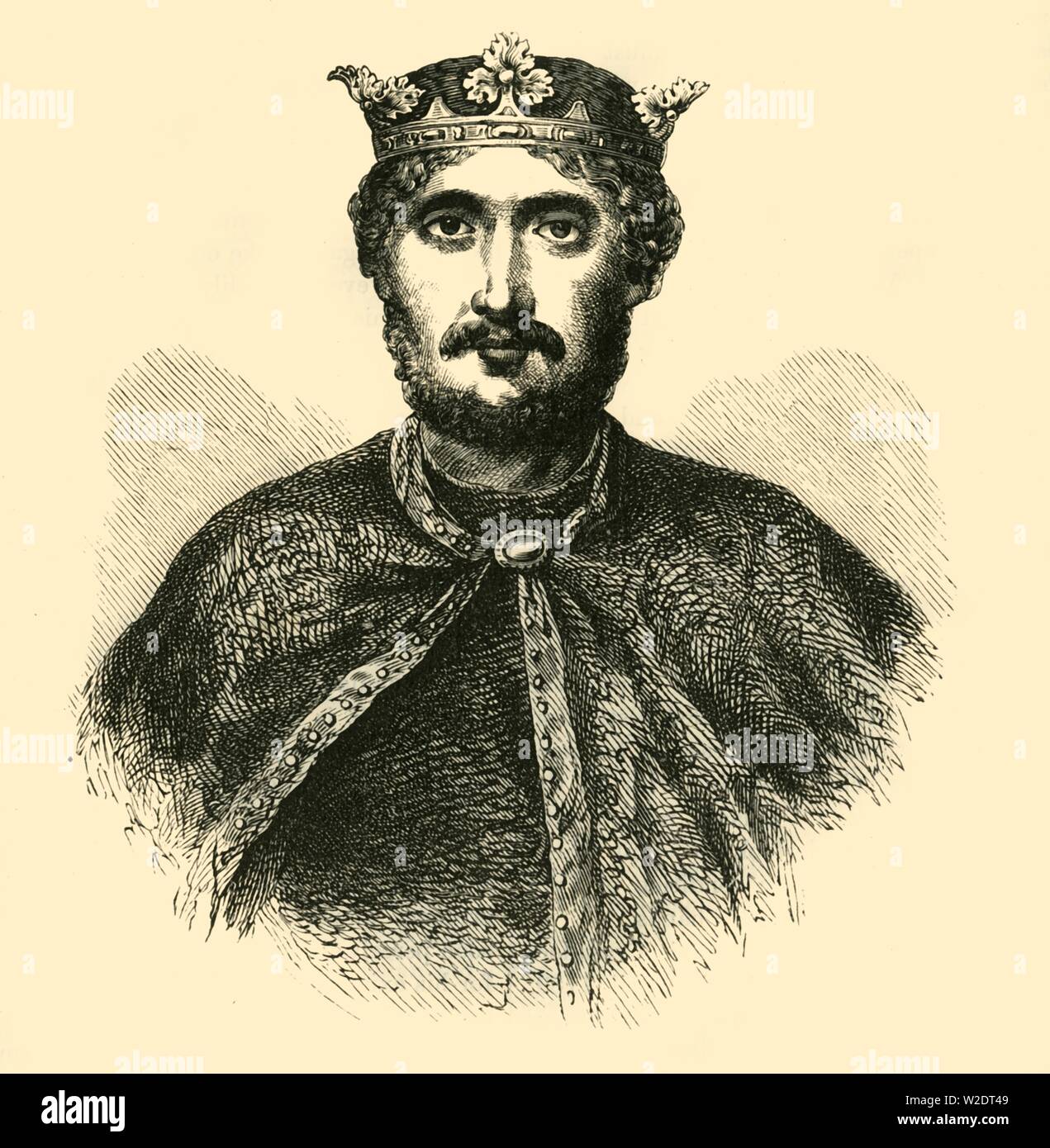 'Richard I. of England (Coeur-De-Lion)', 1890.   Creator: Unknown. Stock Photo