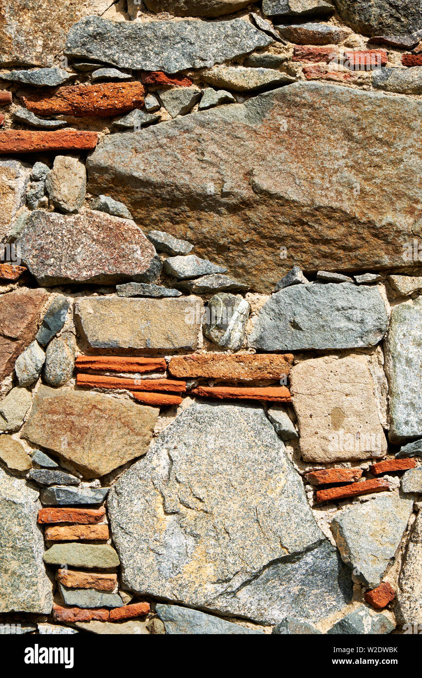 Texture of old brick stone wall. Stone wall background Stock Photo - Alamy