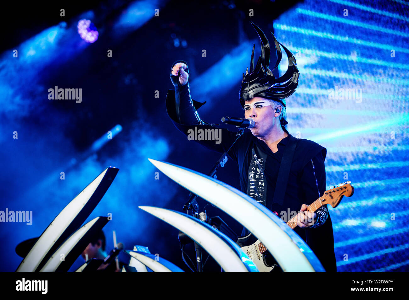 Roskilde, Denmark. July 04th, 2019. The Australian electronic music duo