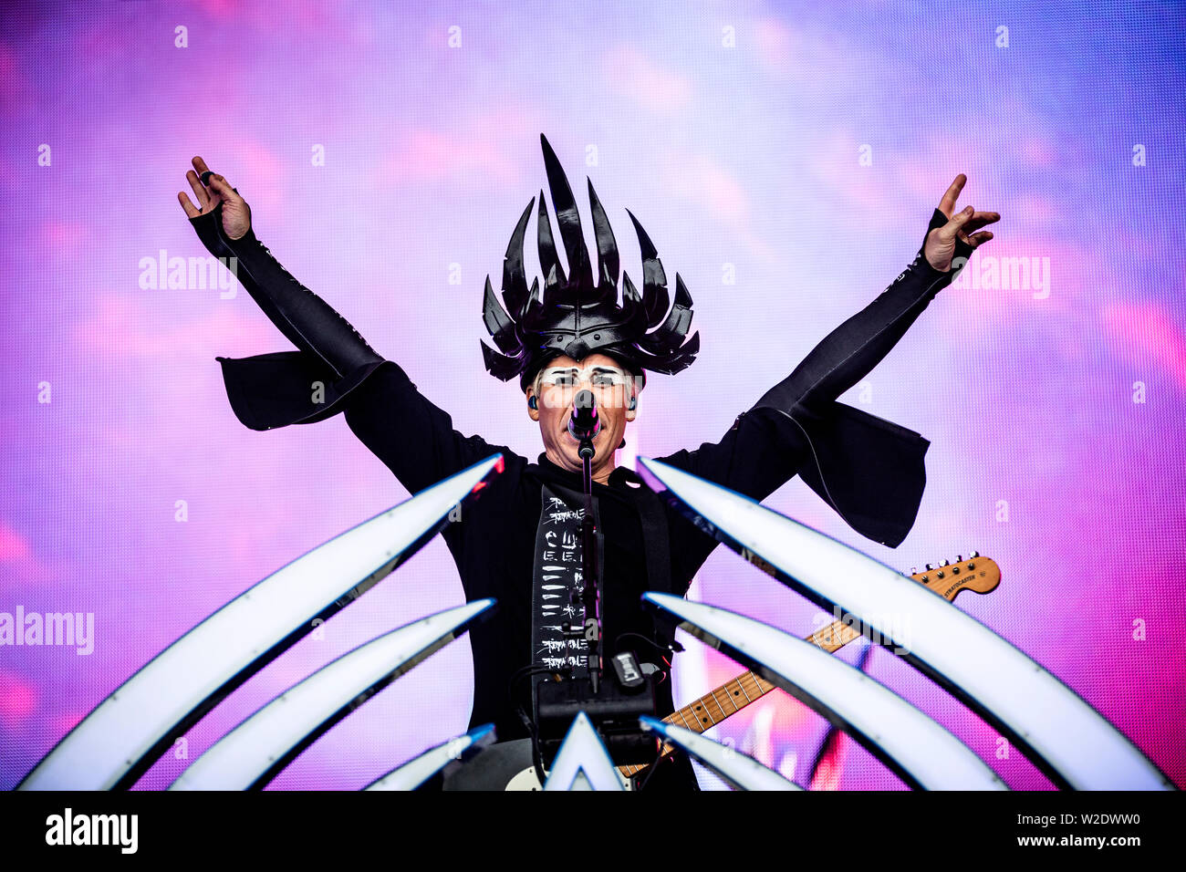 Roskilde, Denmark. July 04th, 2019. The Australian electronic music duo