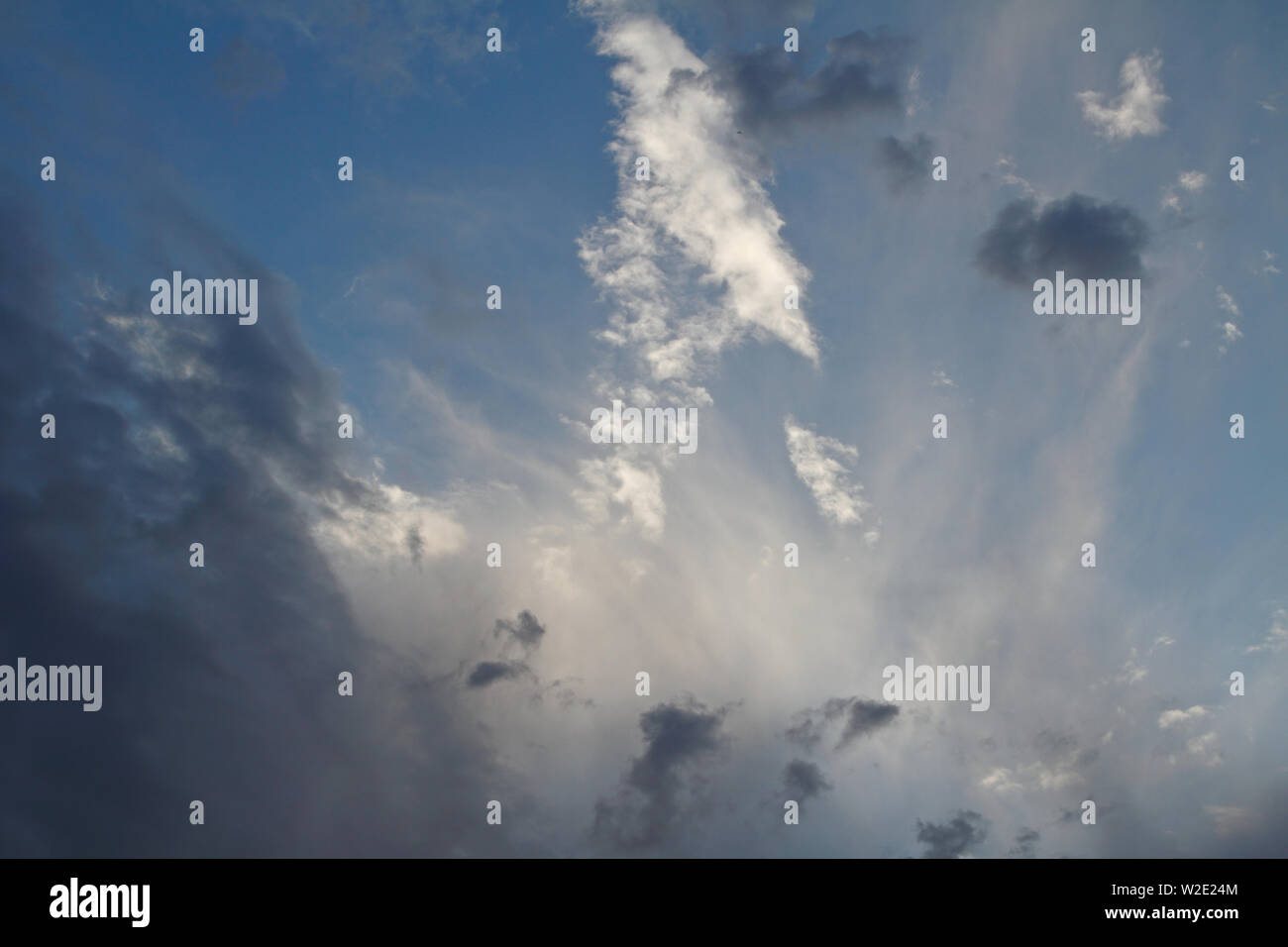 Beautiful sky high white clouds hi-res stock photography and images - Alamy