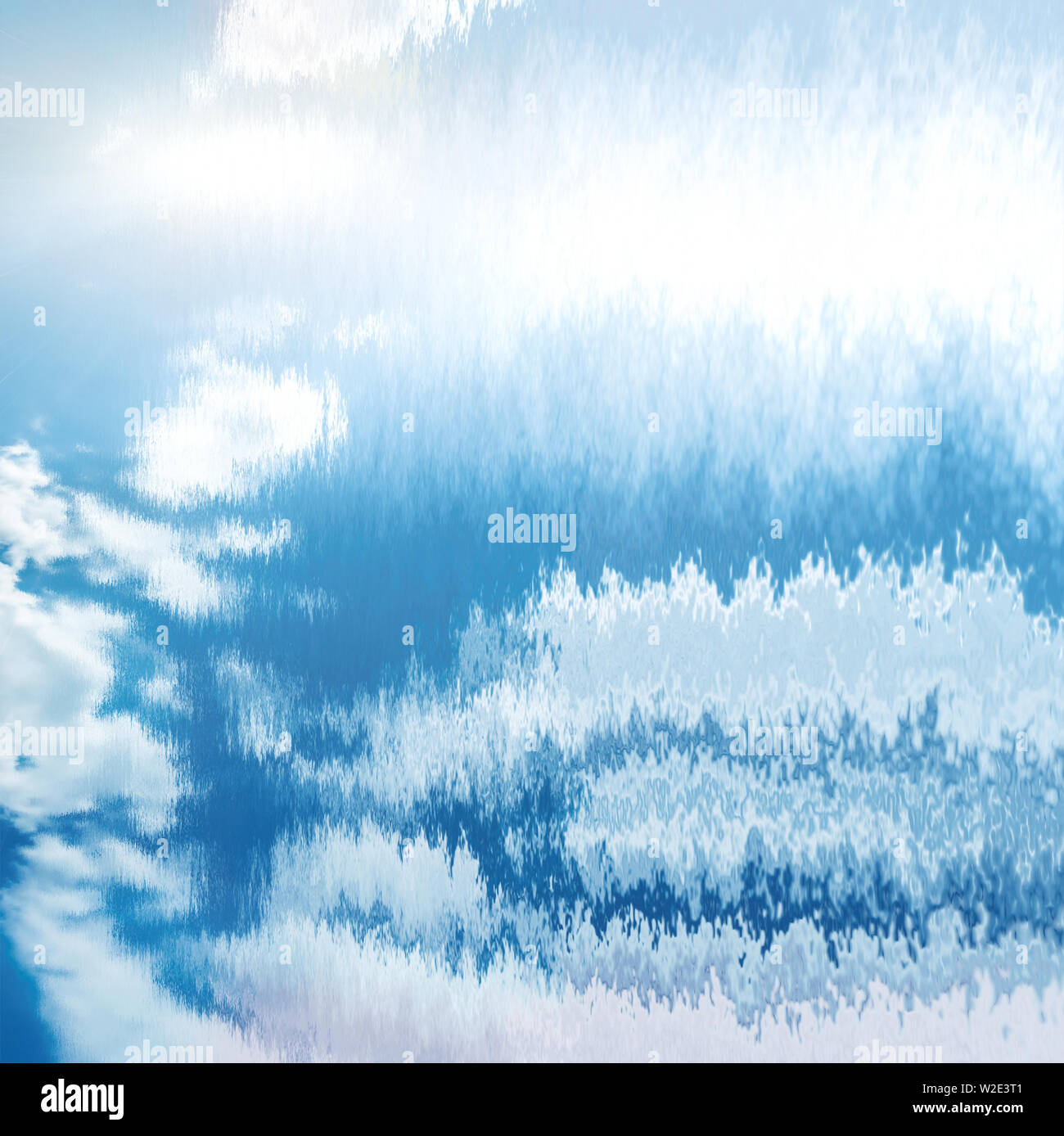 Blue sky reflected in water hi-res stock photography and images - Alamy