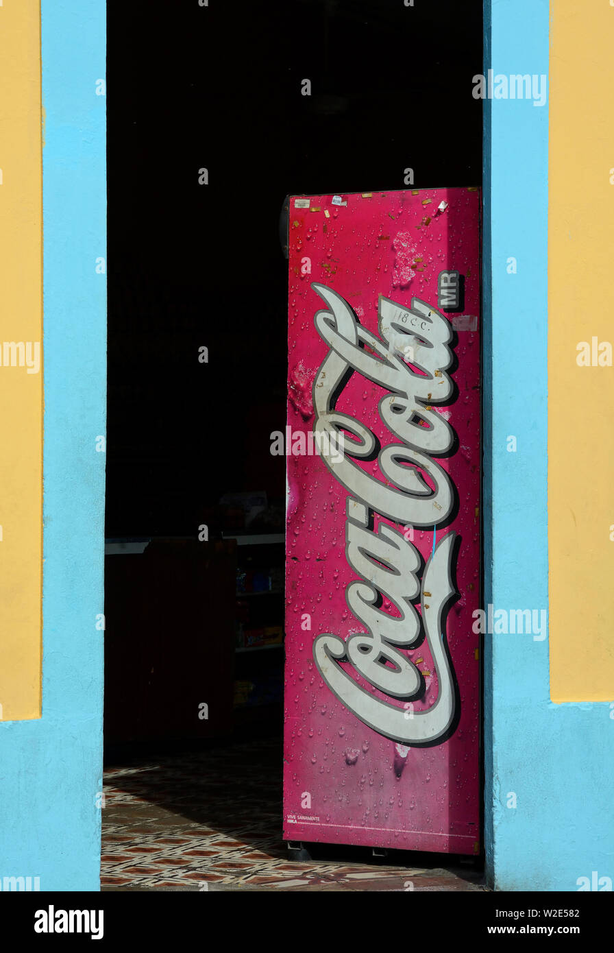 santo domingo, dominican republic february 26, 2014 a refrigerator