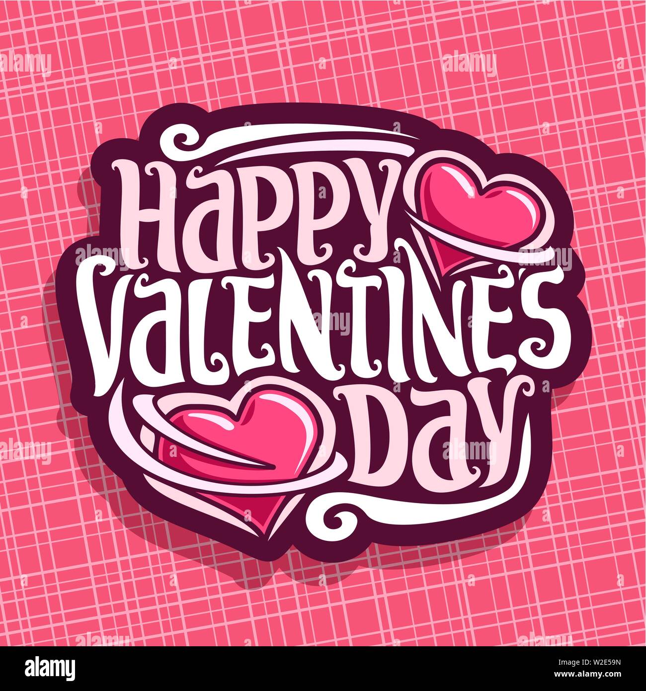 Vector logo for St. Valentine's Day Stock Vector Image & Art - Alamy