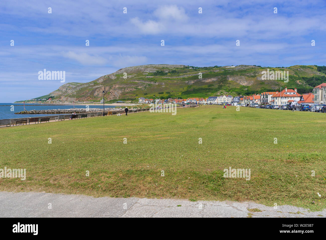 Llandudno West shore North Wales Stock Photo Alamy