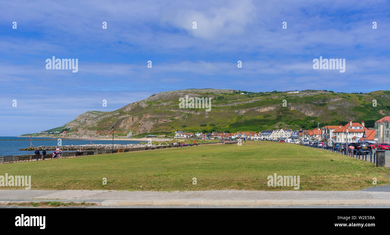 Llandudno West shore North Wales Stock Photo Alamy