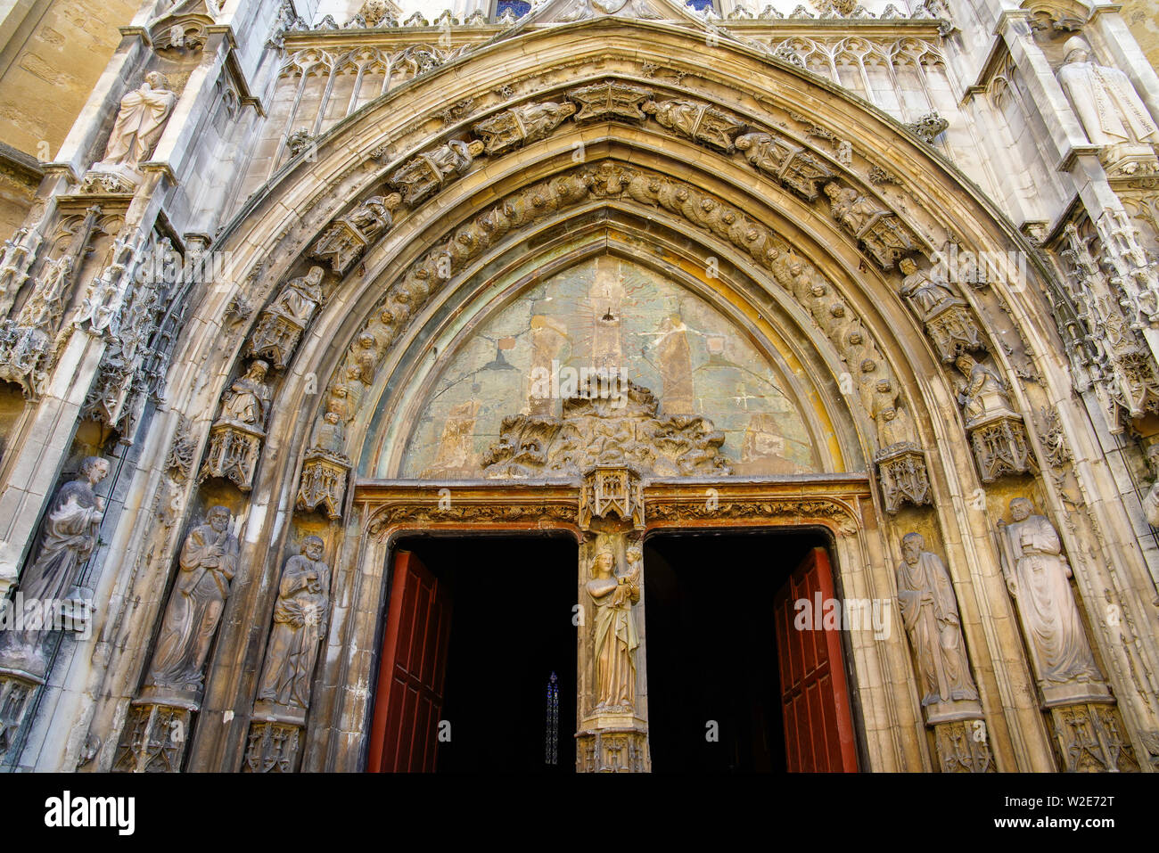 The roman arch and the church, Aix, France main image 1