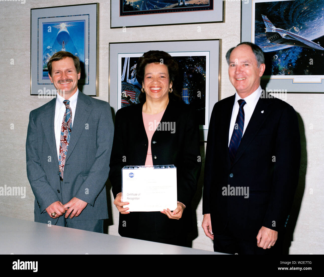 NASA Technical Brief Award to Christine Darden Stock Photo