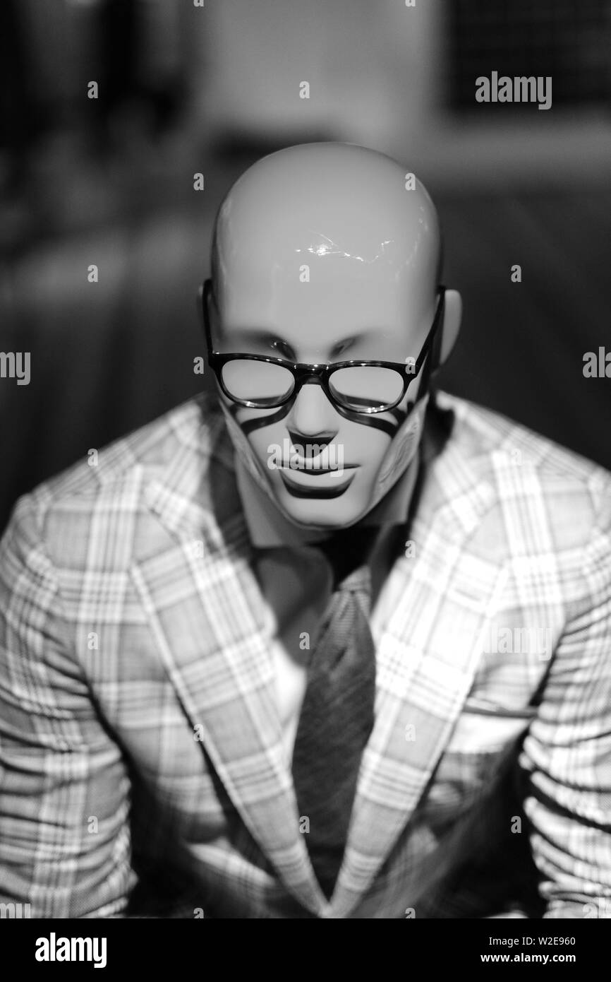 Mannequin for displaying clothes at exhibitions and in trade Stock