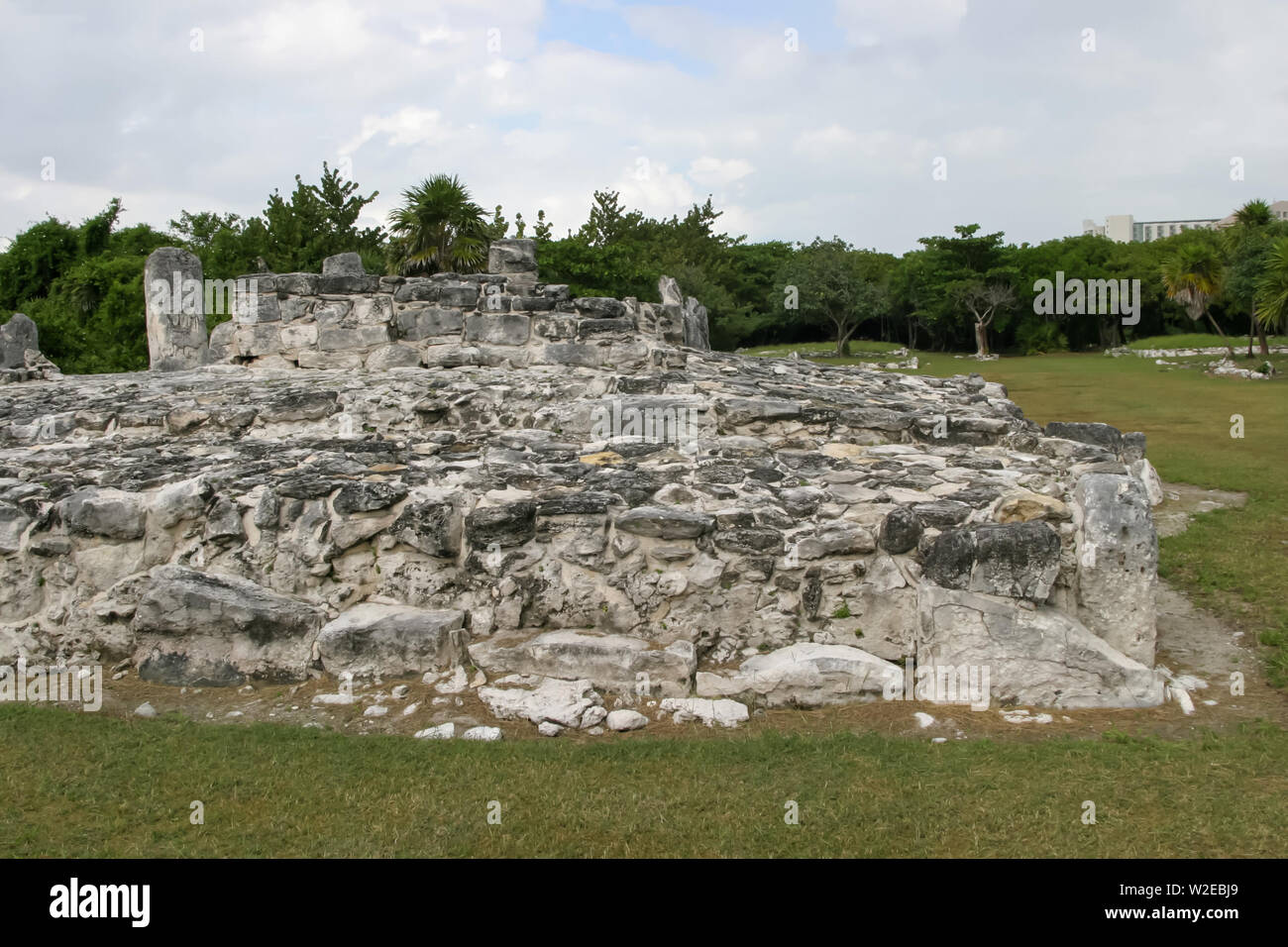 EL REY, CANCUN, MEXICO - NOVEMBER 2010. El Rey is an archaeological ...