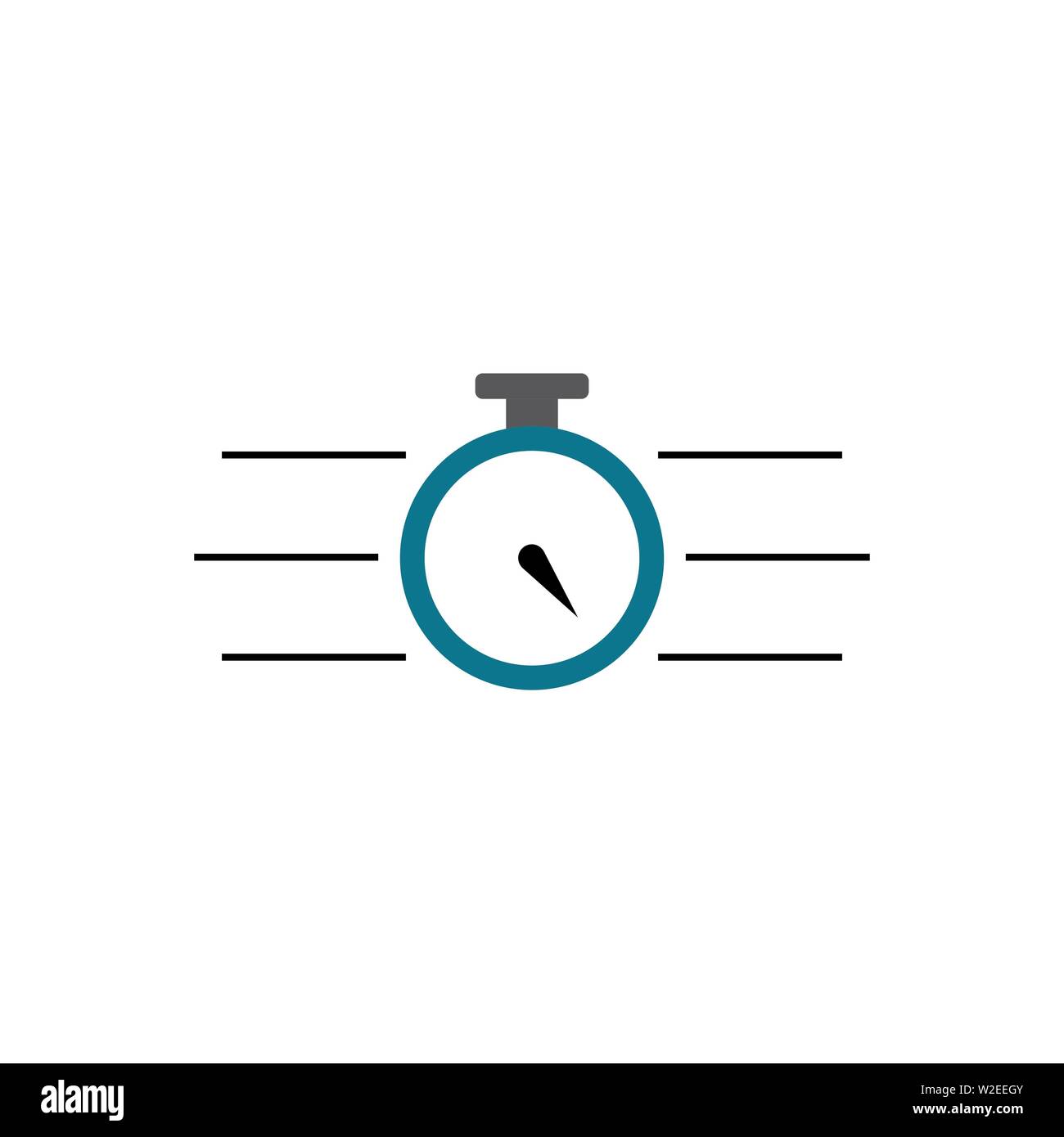 stopwatch logo template web icon design element vector Stock Photo Alamy
