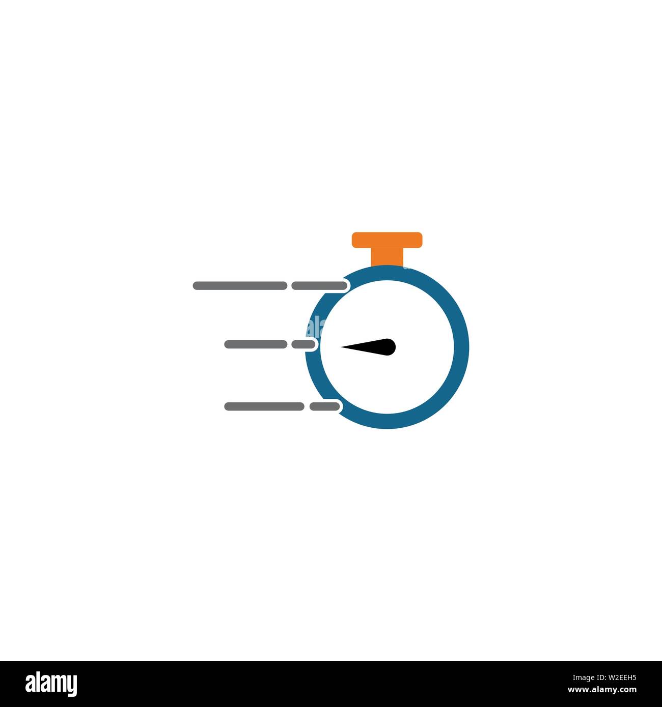 stopwatch logo template web icon design element vector Stock Photo Alamy