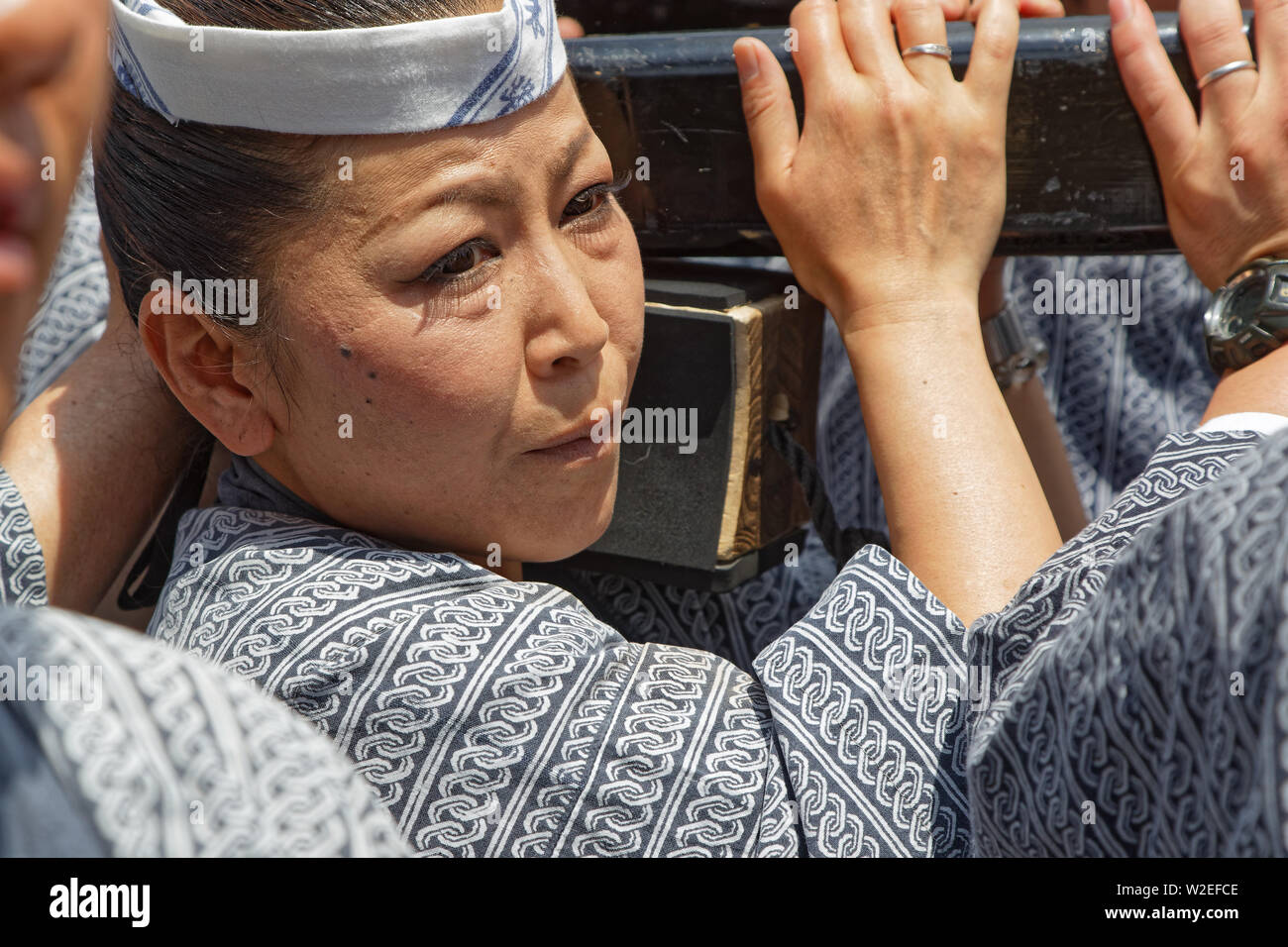 TOKYO, JAPAN, May 18, 2019 : Sanja Matsuri is one of the great Shinto
