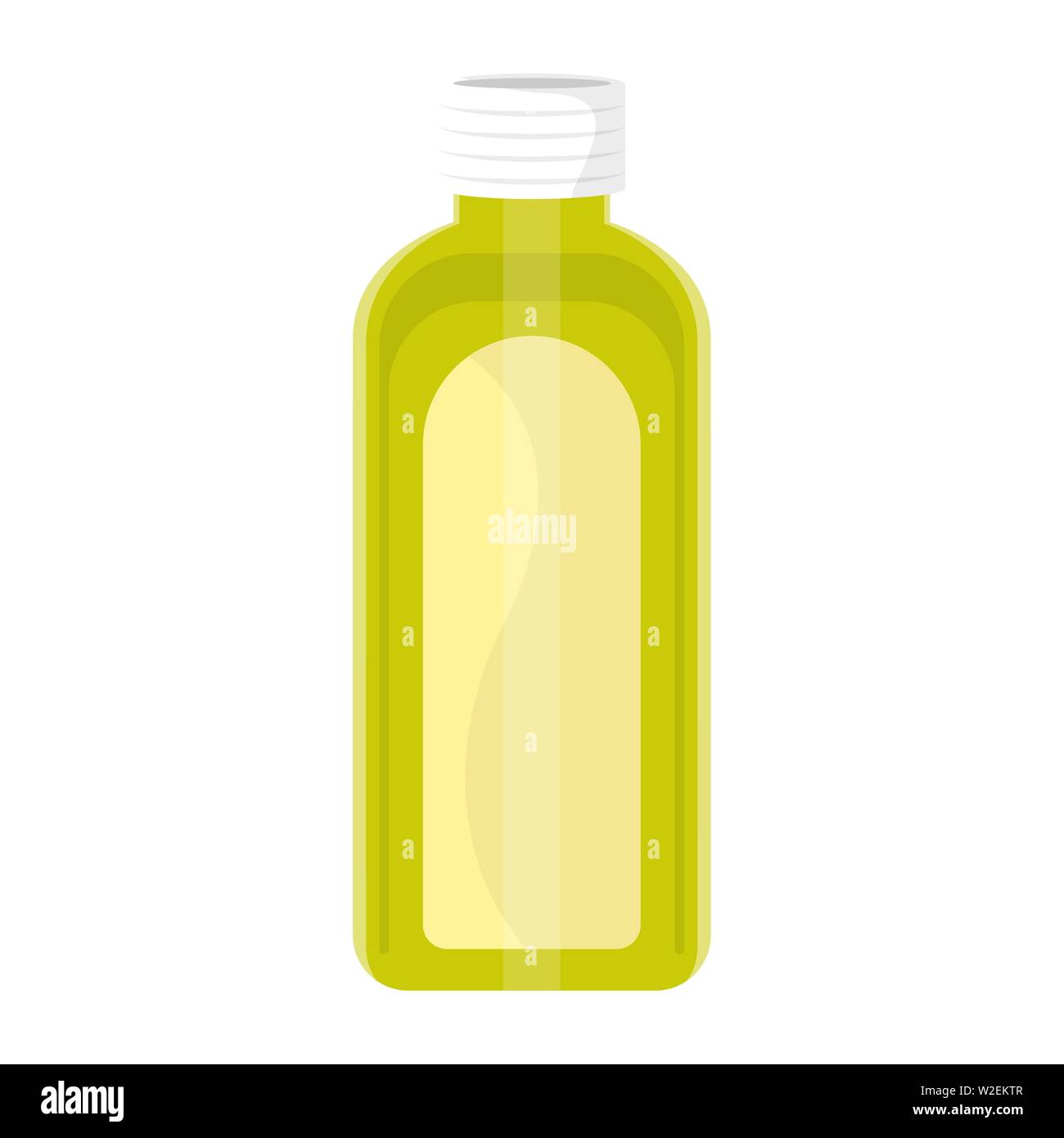 Green juice bottle on a white background - Vector Stock Vector Image ...
