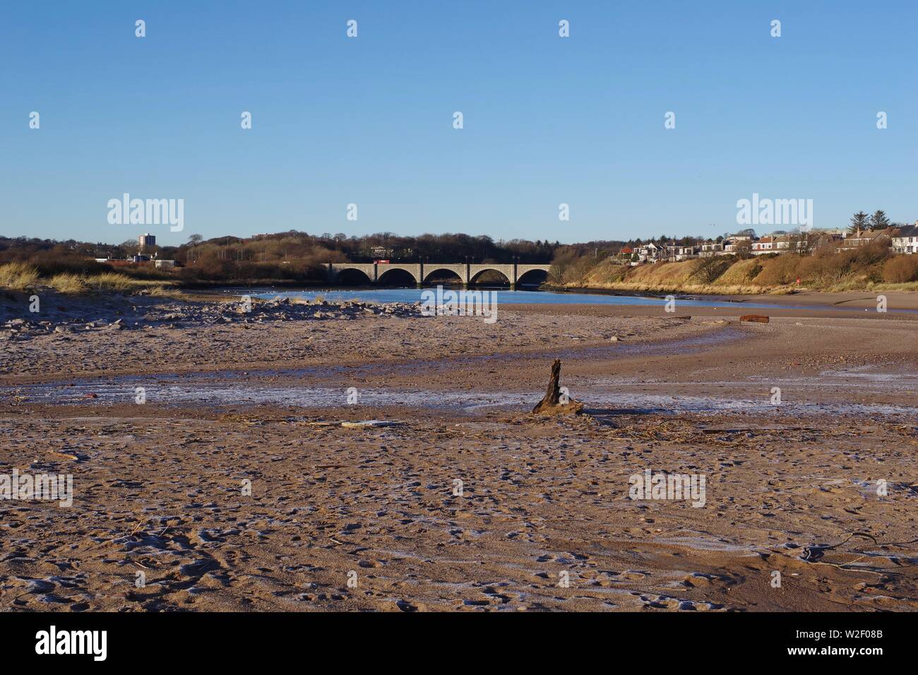 Bridge of Don. 5 Arch Granite Road Bridge 1830, Spanning the River Don