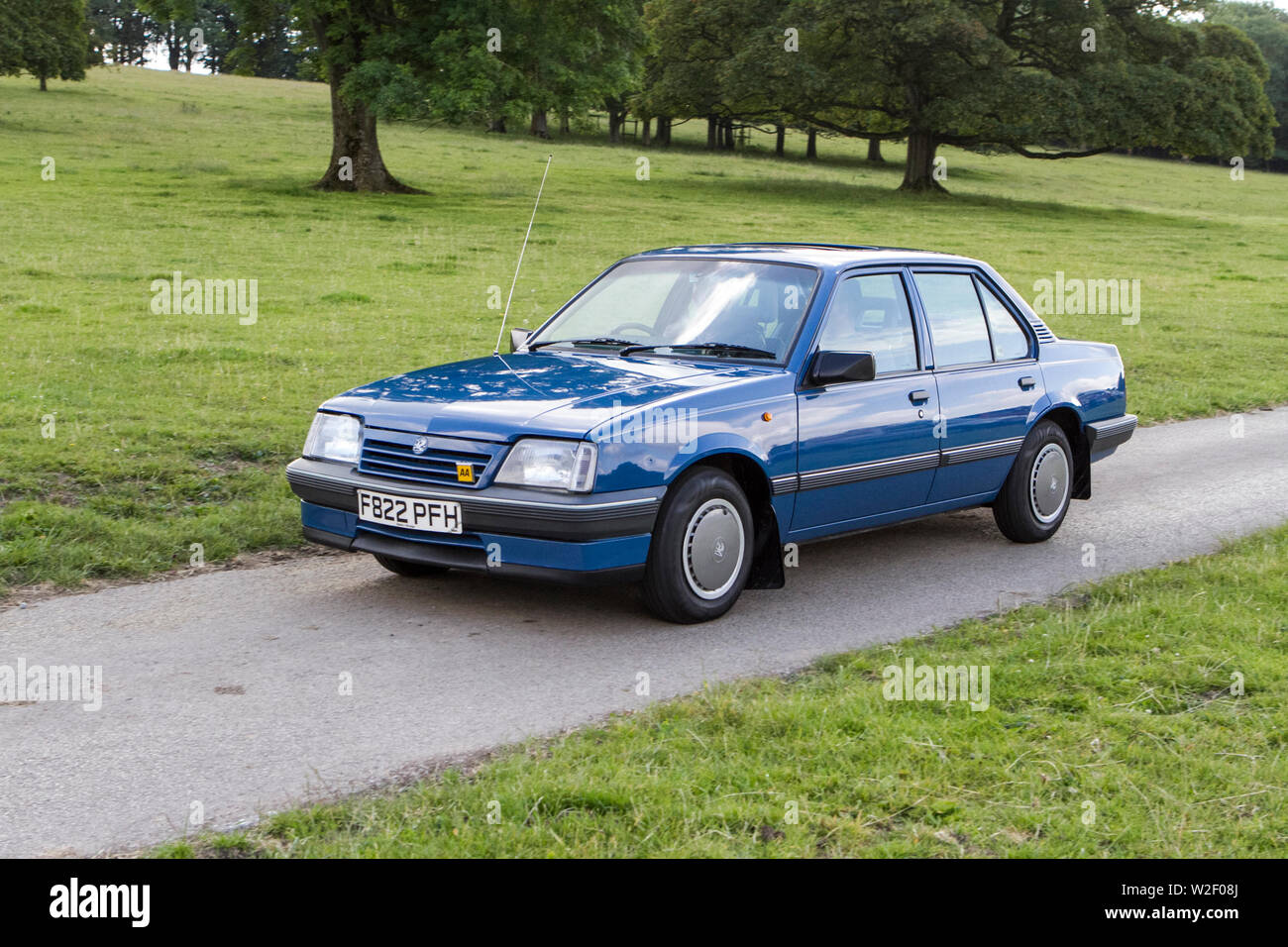 1988 80s Vauxhall Cavalier Gl Motoring classics, historics, vintage  motors & collectibles. collection of cars veteran vehicles of yesteryear. Stock Photo