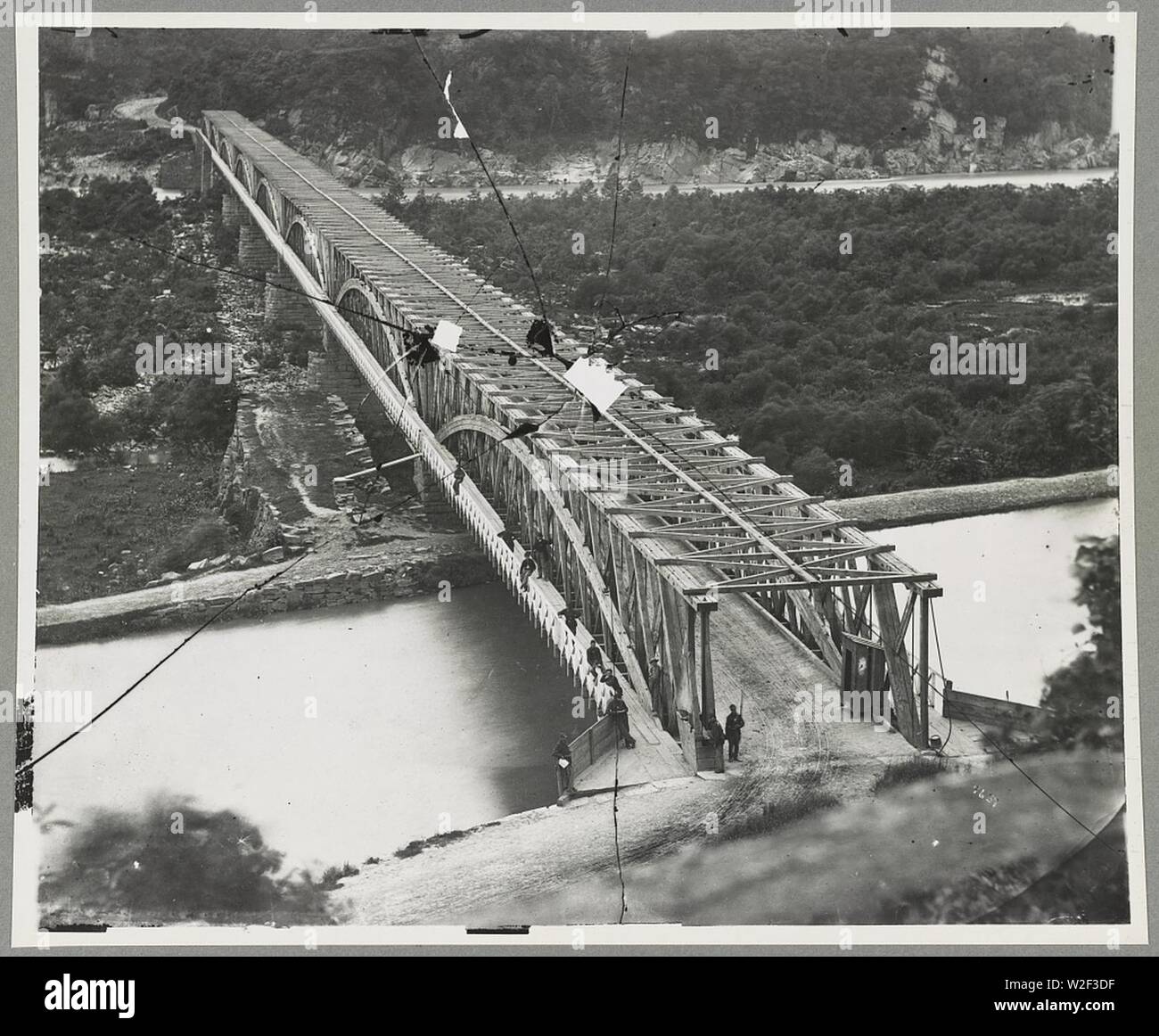 Chain bridge, Washington, D.C. 34796v Stock Photo - Alamy