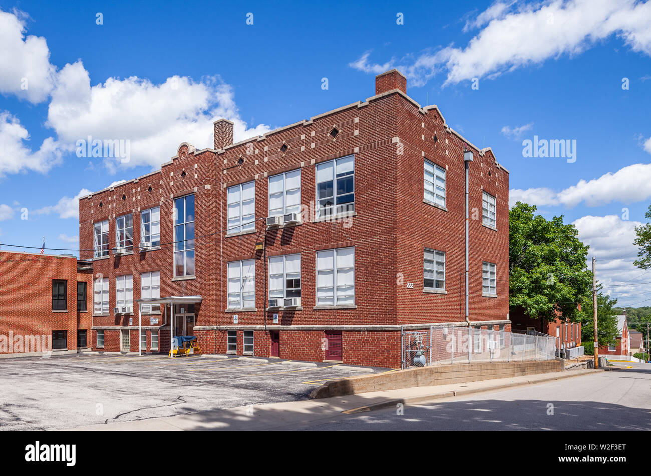 Old school building in St. Charles Stock Photo Alamy