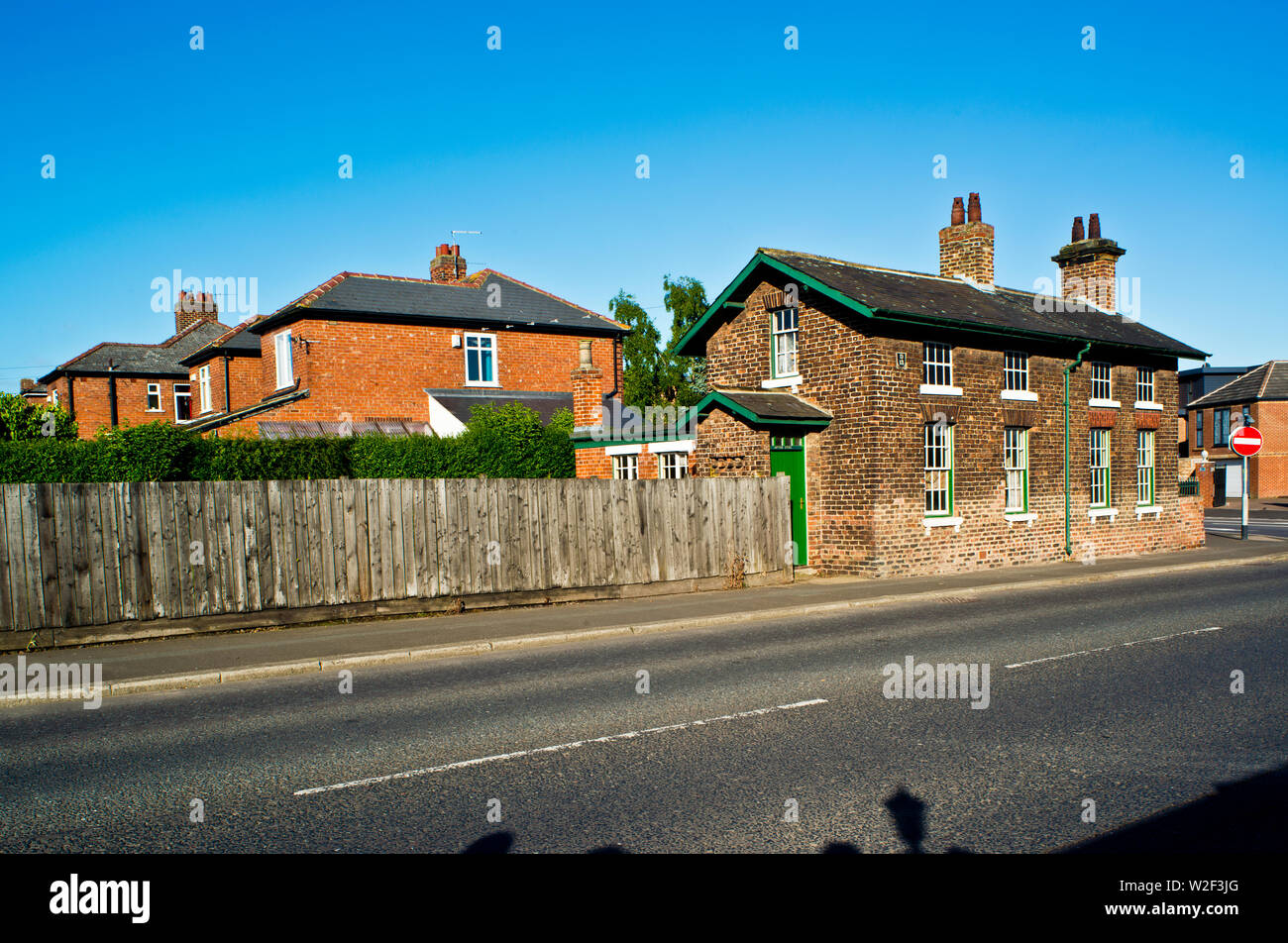 Stockton and Darlington Railway House, The Yarm Branch, Yarm on Tees, North East England Stock Photo