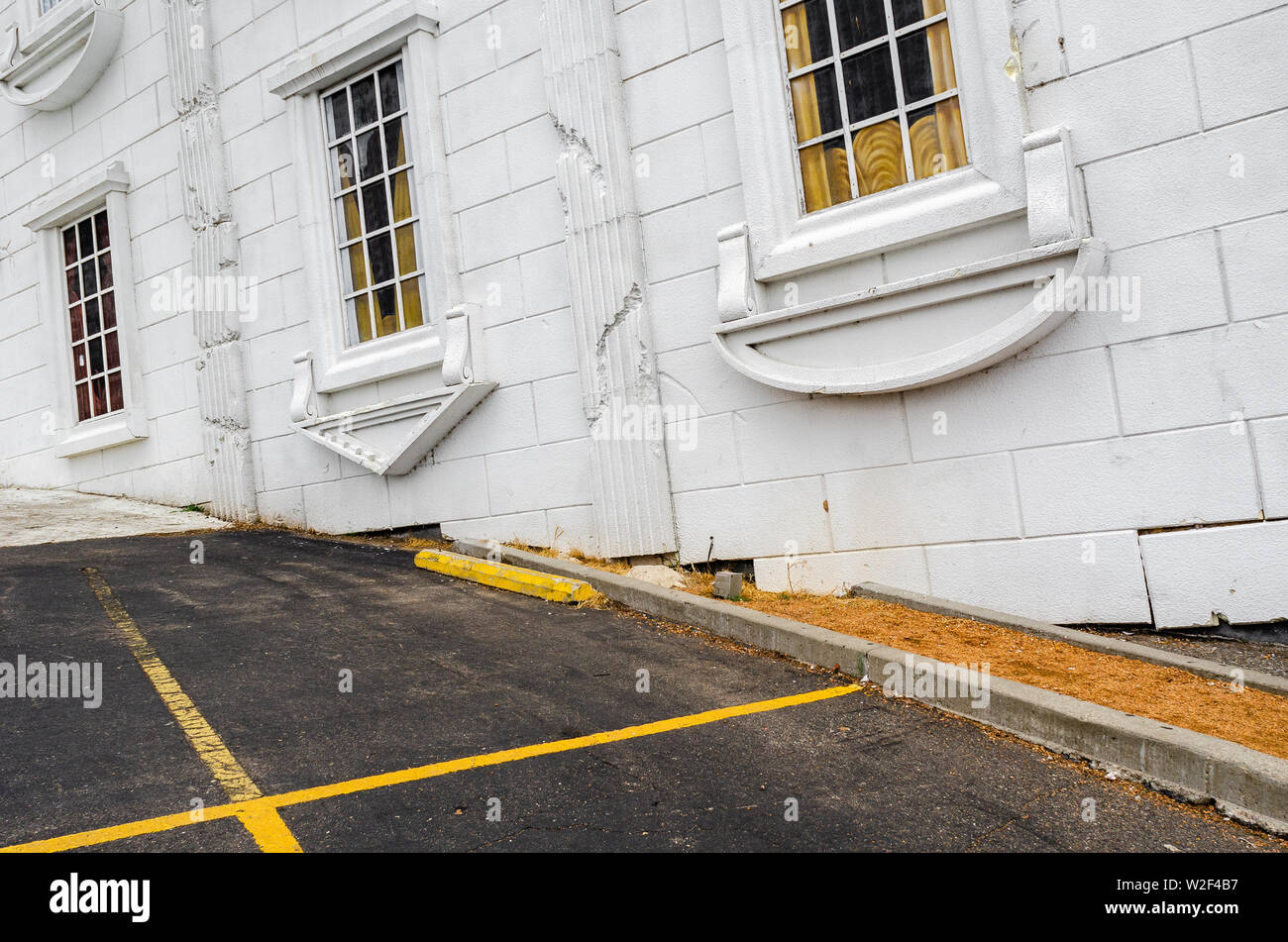 Top Secret: Upside Down White House tourist attraction Stock Photo - Alamy