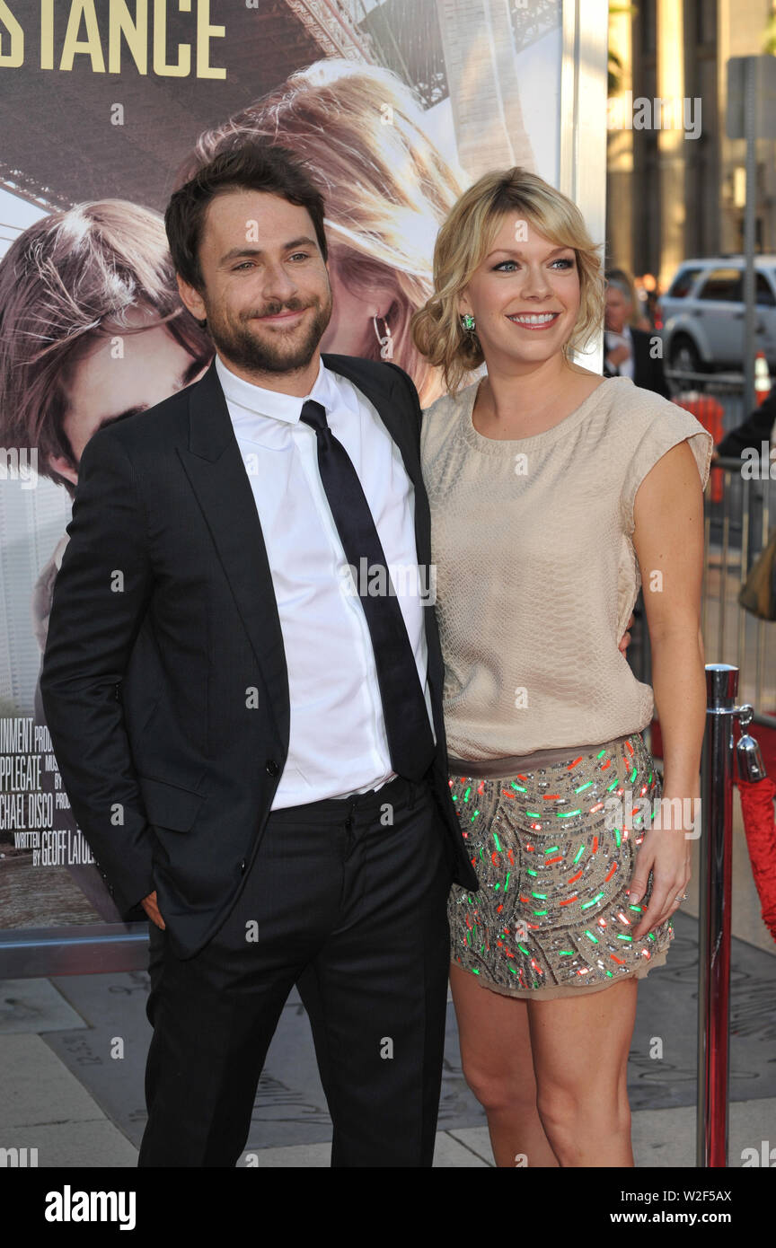 LOS ANGELES, CA. August 23, 2010: Charlie Day & wife Mary Elizabeth Ellis  at the Los