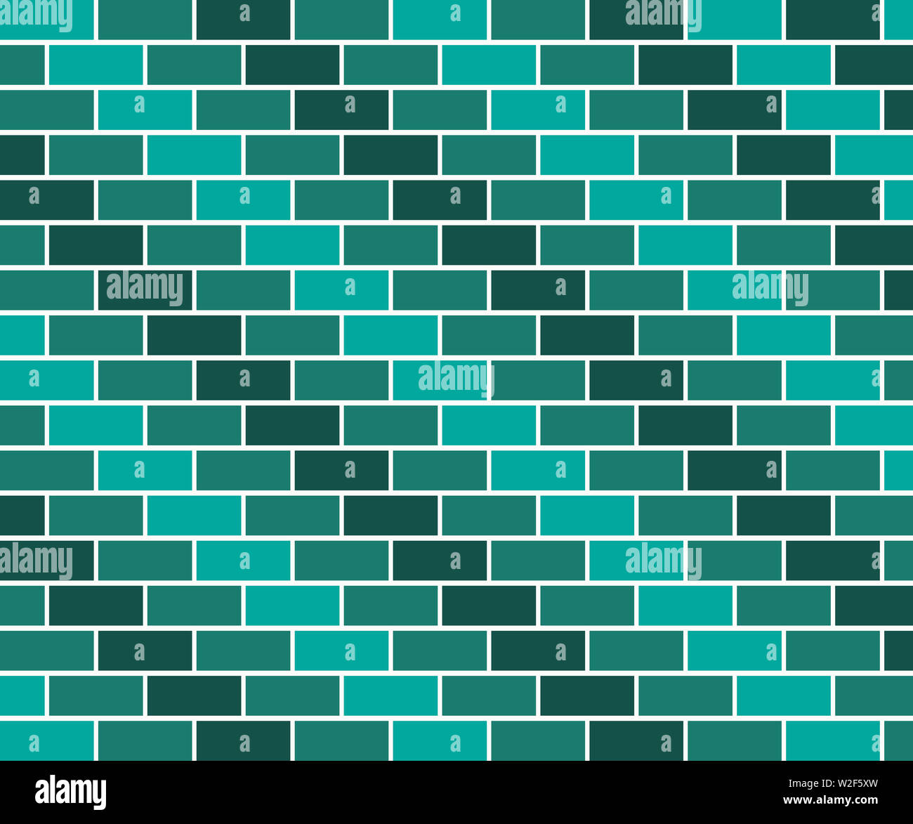 green brick wall for background vector brick wall texture Stock Photo ...