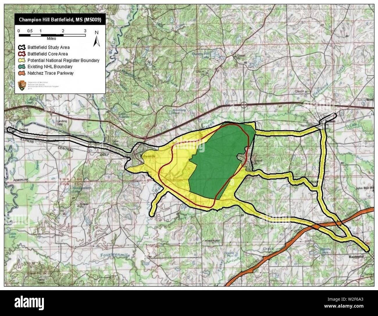 Champion Hill Battlefield Mississippi Stock Photo Alamy