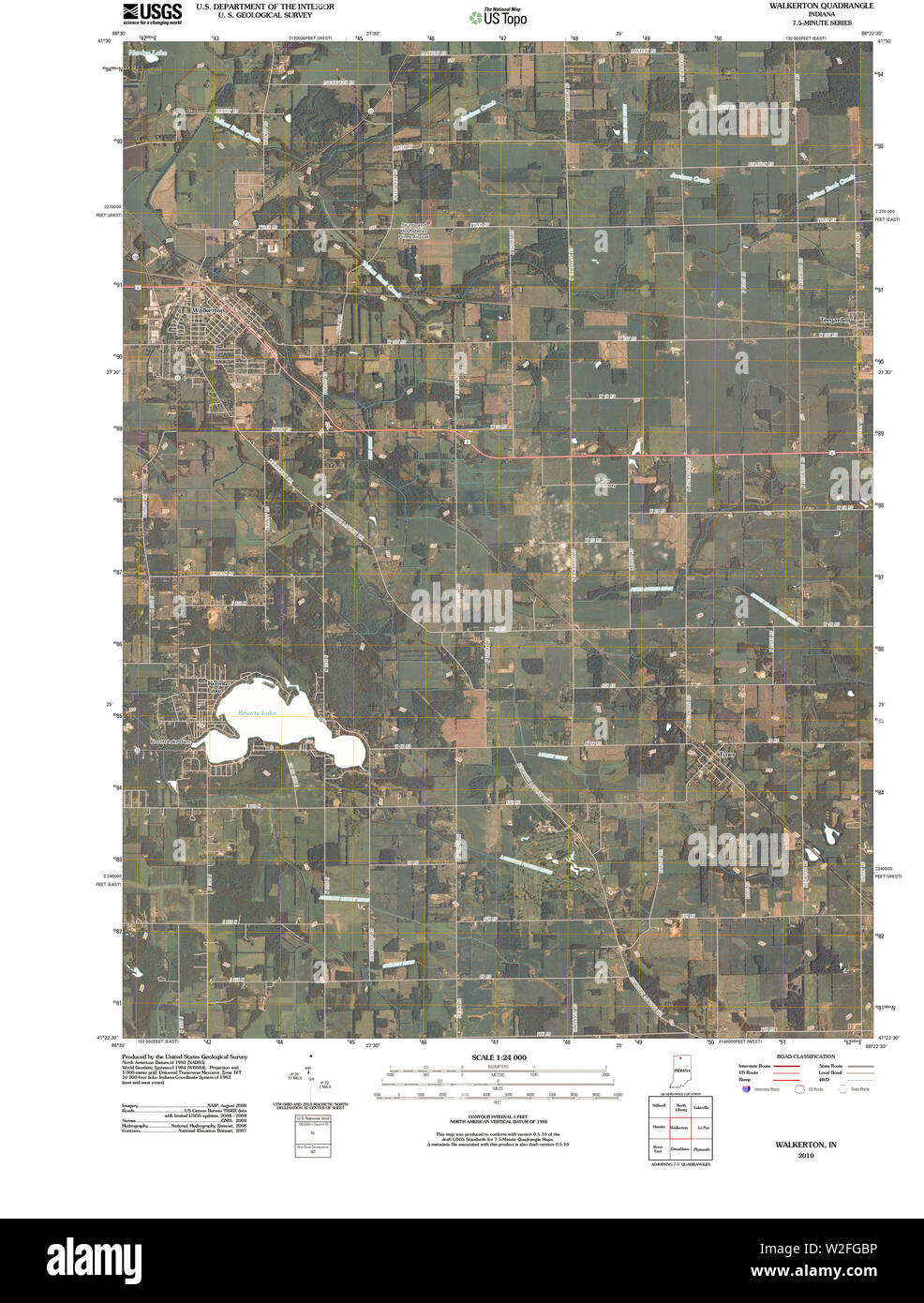 Map of walkerton Cut Out Stock Images & Pictures Alamy
