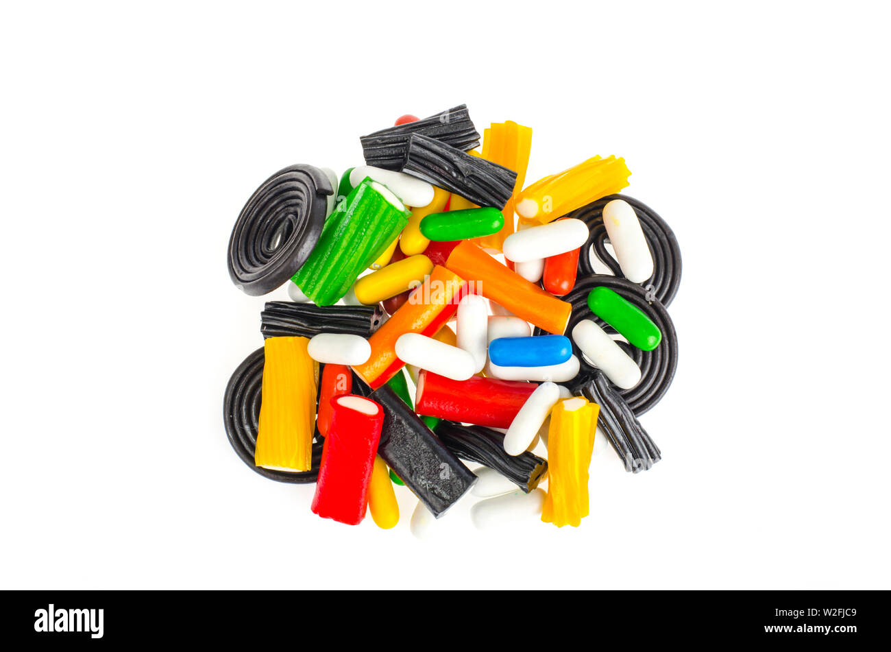 Liquorice allsorts traditional sweets hires stock photography and